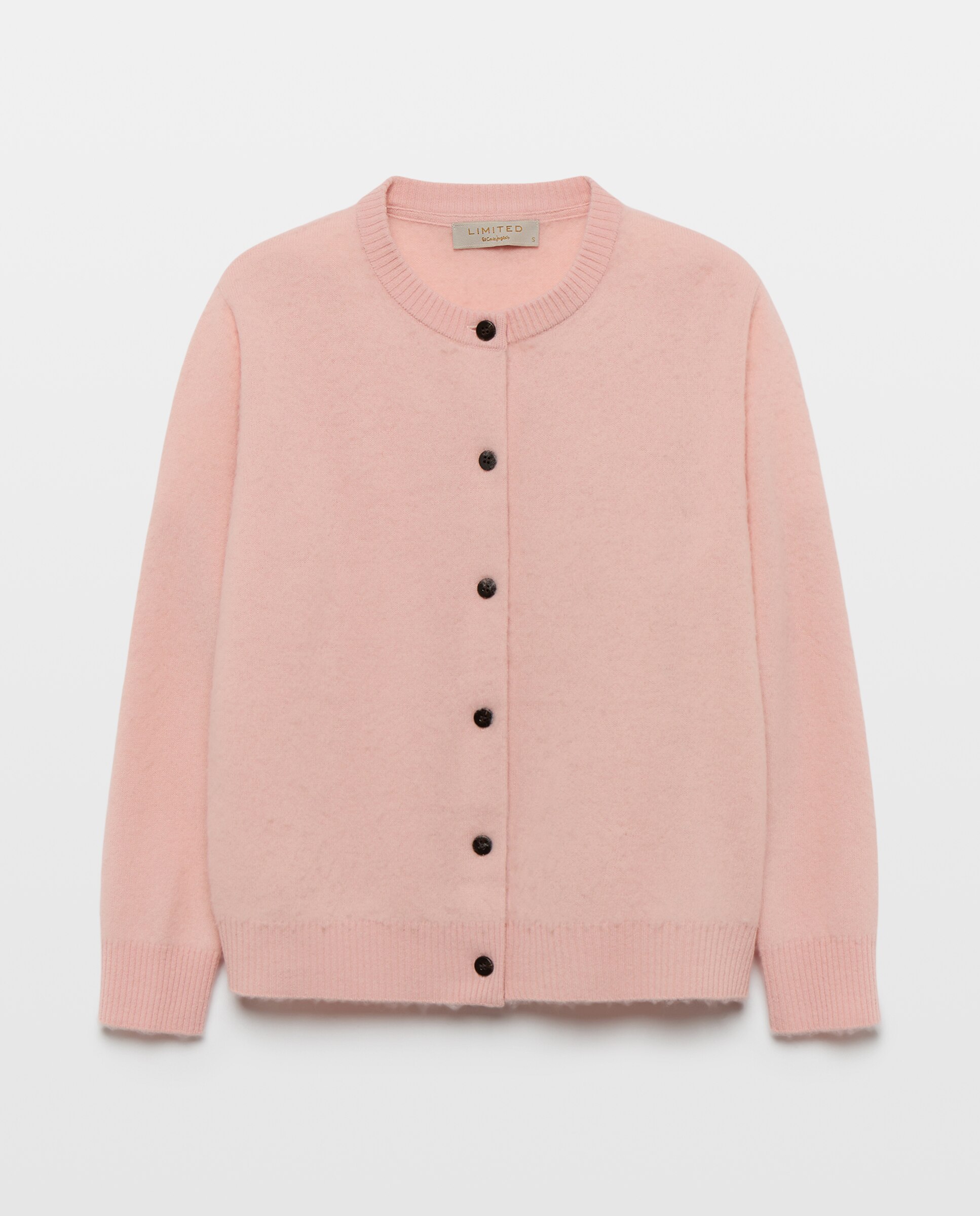 Chaqueta de mujer de manga larga con cuello caja - Woman Limited El Corte Inglés - Rosa claro Rosa claro-4