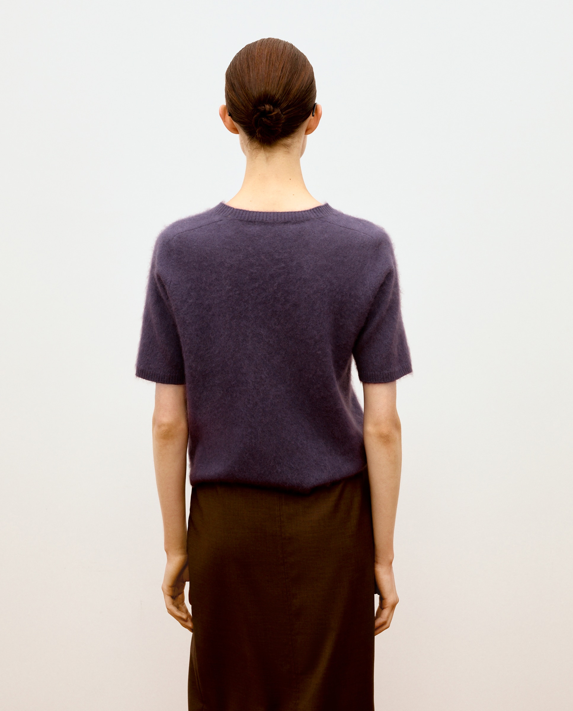 Chaqueta de mujer de manga larga con cuello caja - Woman Limited El Corte Inglés - Morado Morado-3