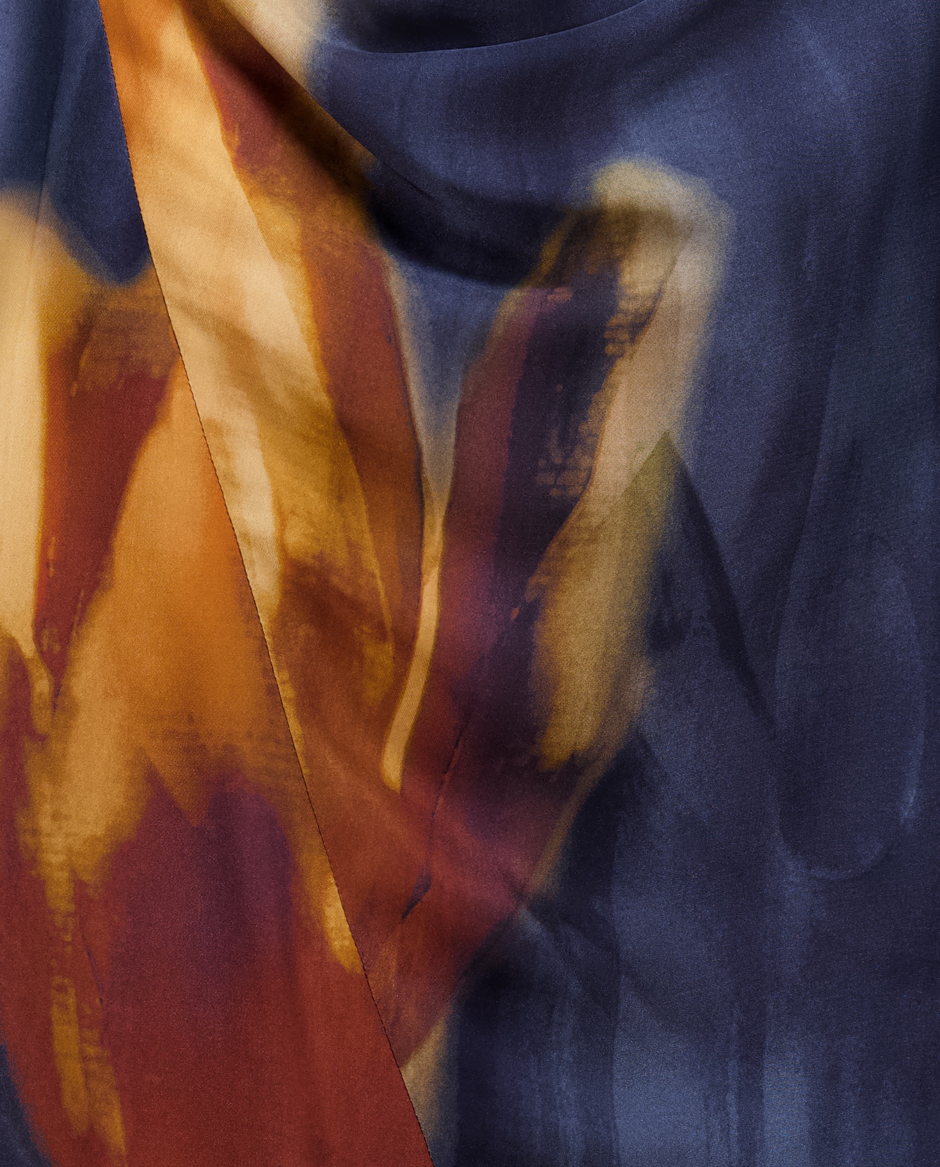 Blusa com Estampado Floral de Túlipa Azul-5