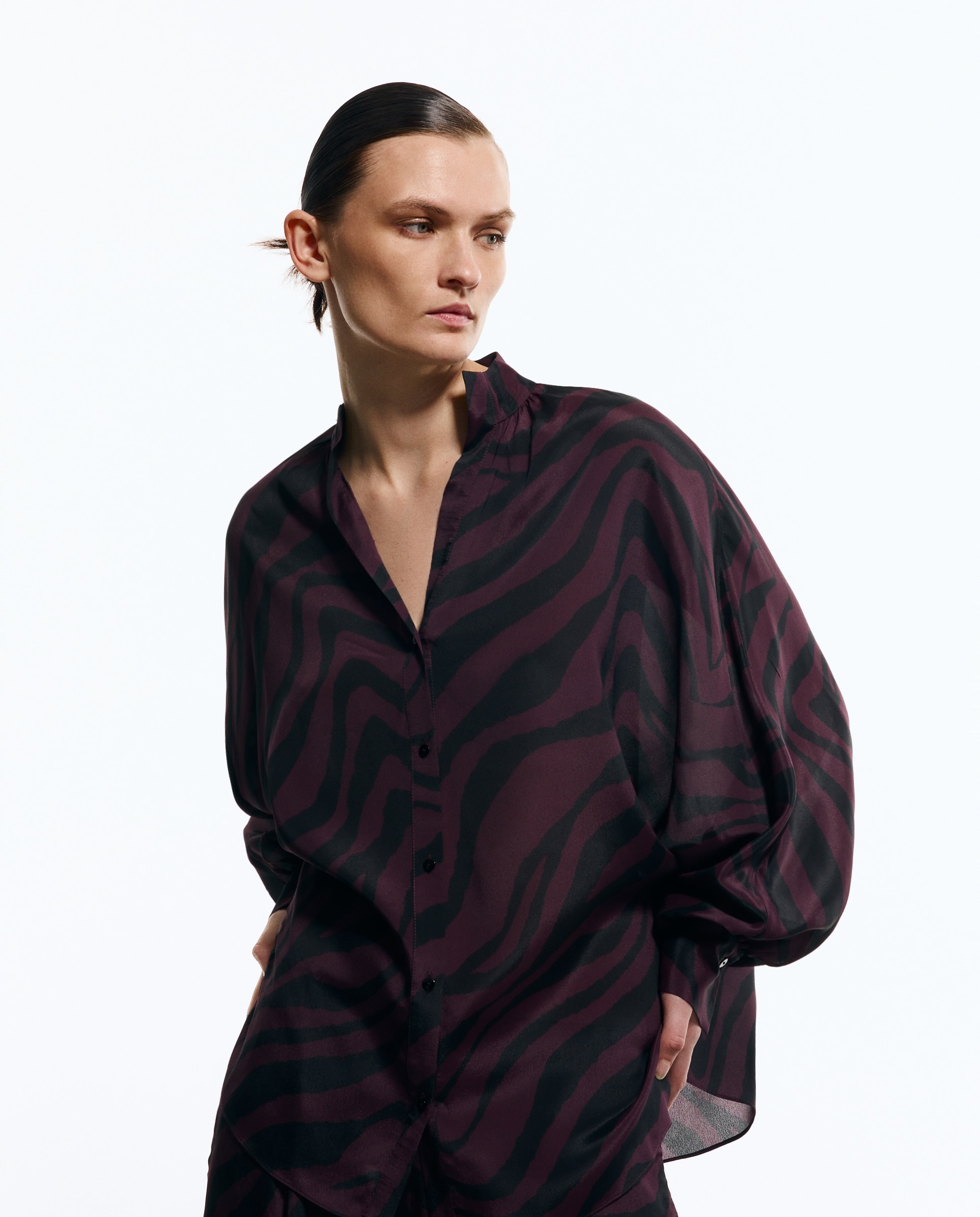 Imagem 0 de Blusa com Animal Print de Zebra