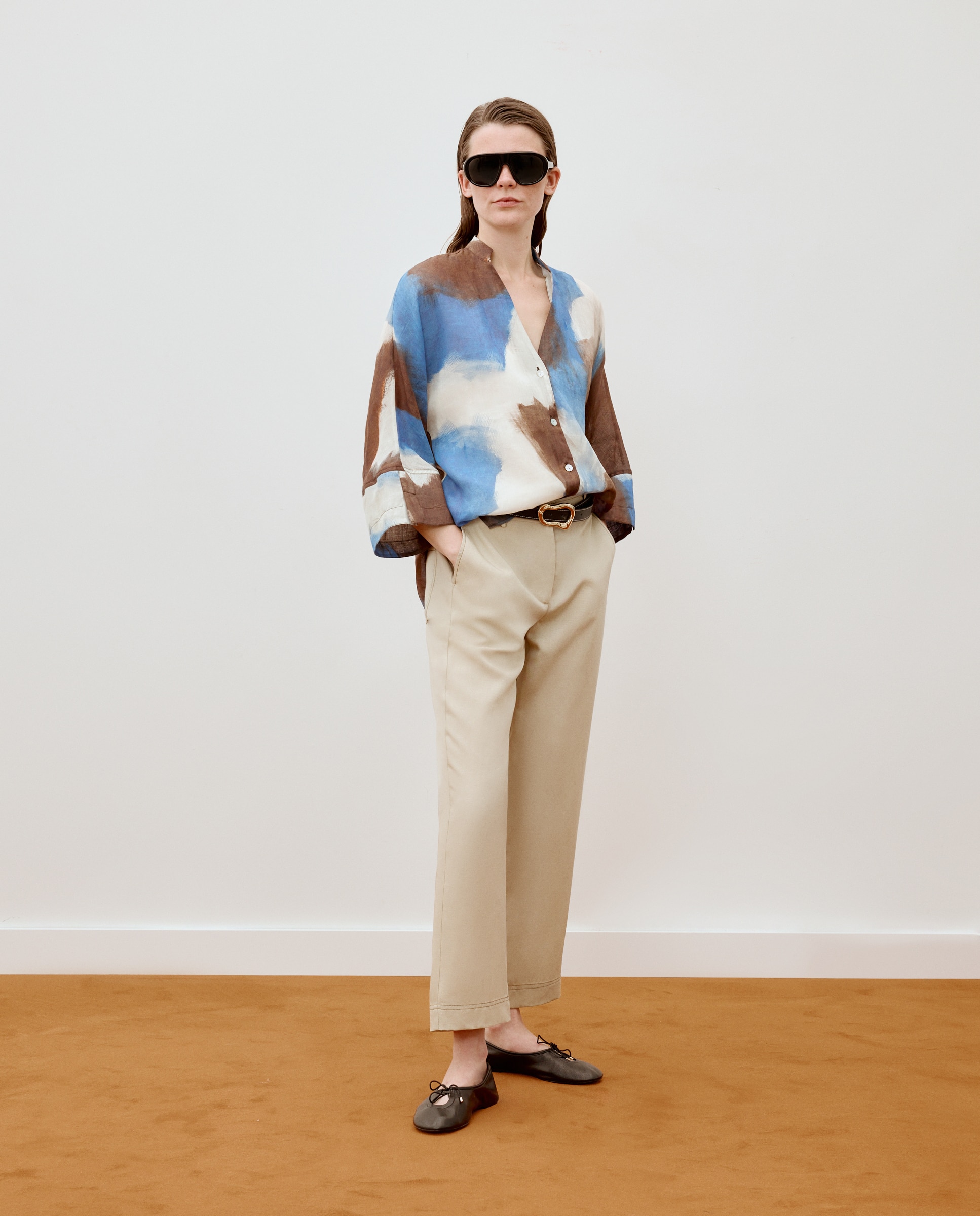 Imagem 0 de Blusa com Estampado Geométrico