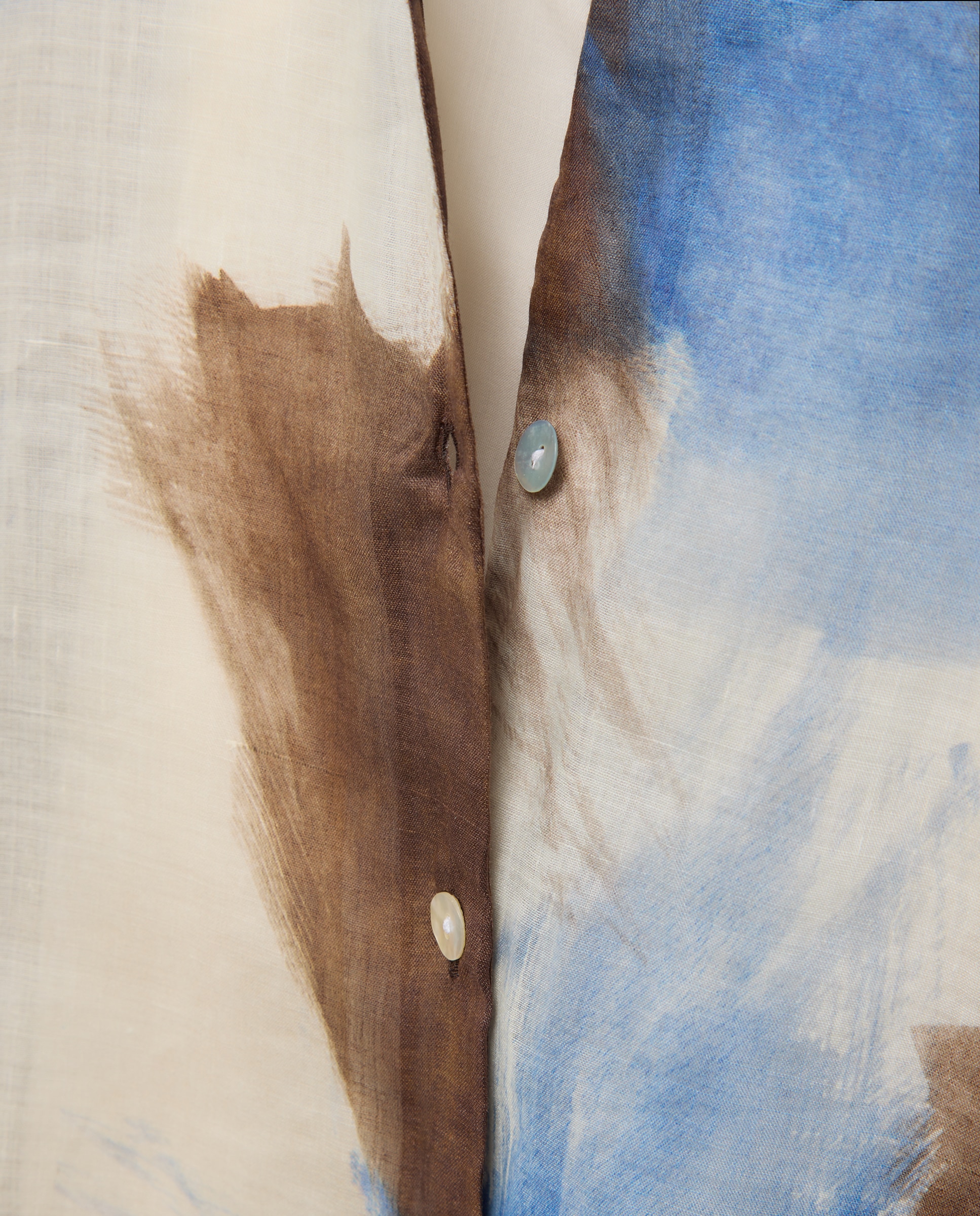 Blusa com Estampado Geométrico Azul-5