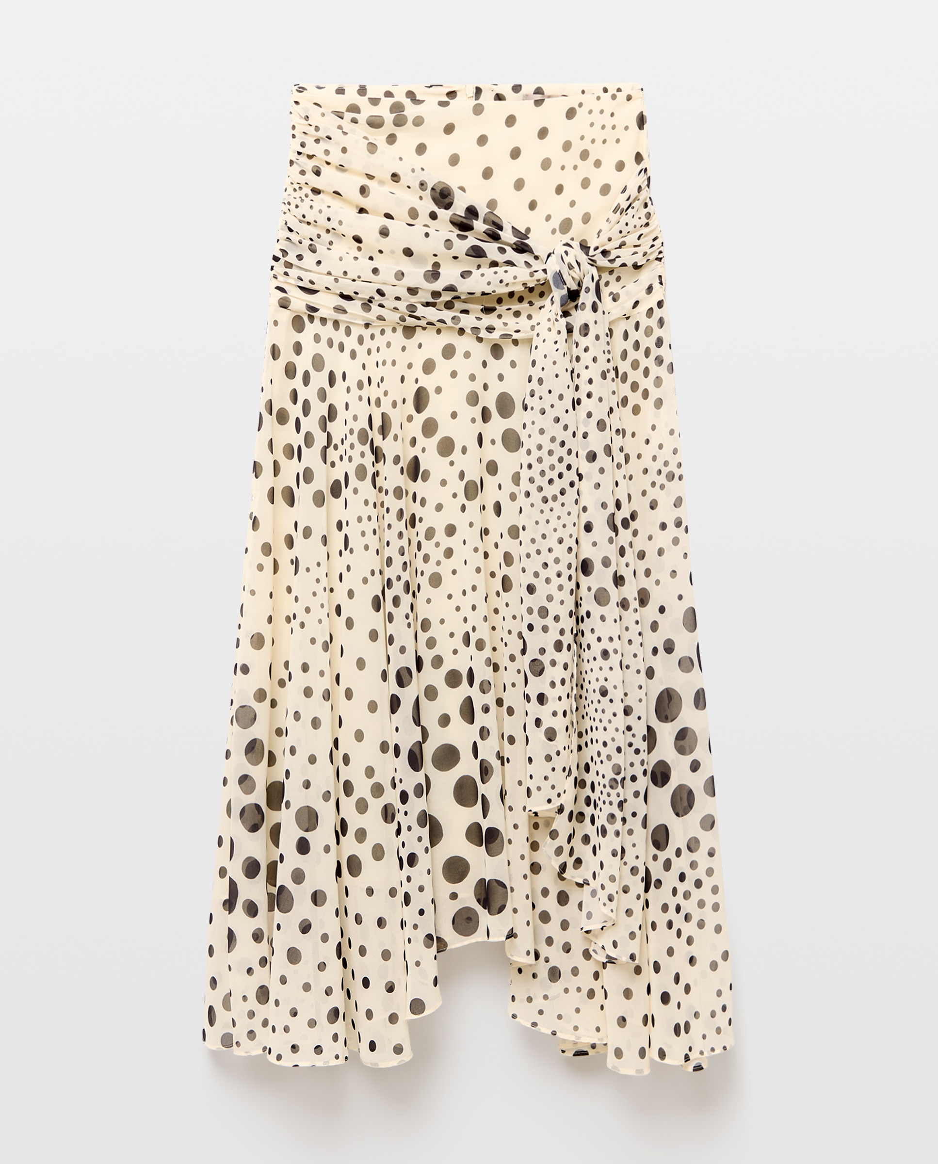 Imagem 0 de Saia Midi às Bolinhas