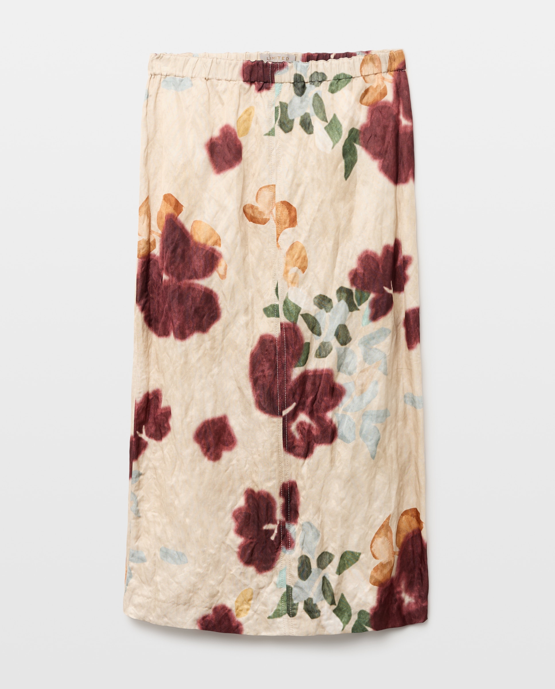 Imagem 0 de Saia Direita com Estampado Floral