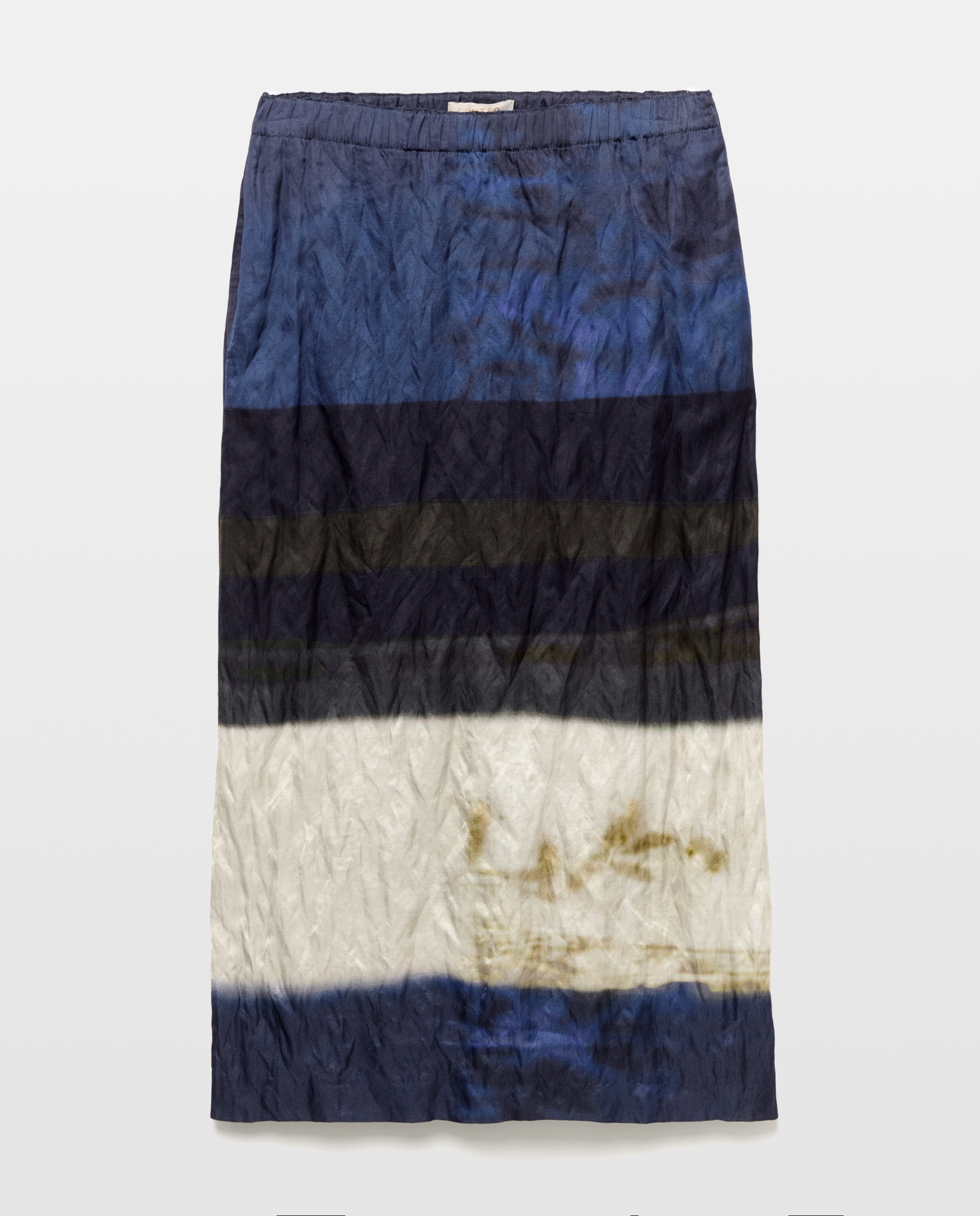 Falda recta estampado geométrico - Woman Limited El Corte Inglés - Azul Azul-4