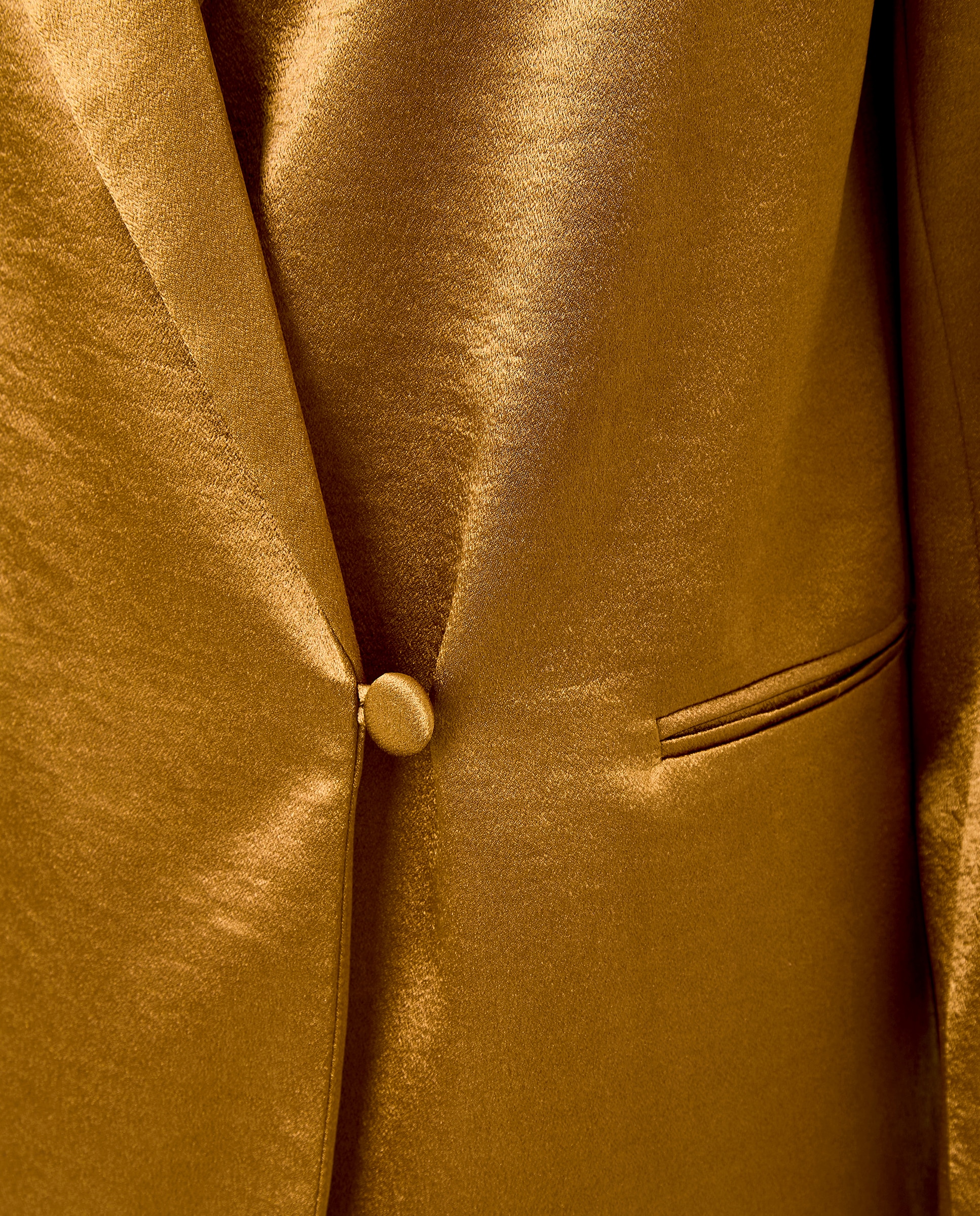 Blazer Lamé Liso Ouro-6
