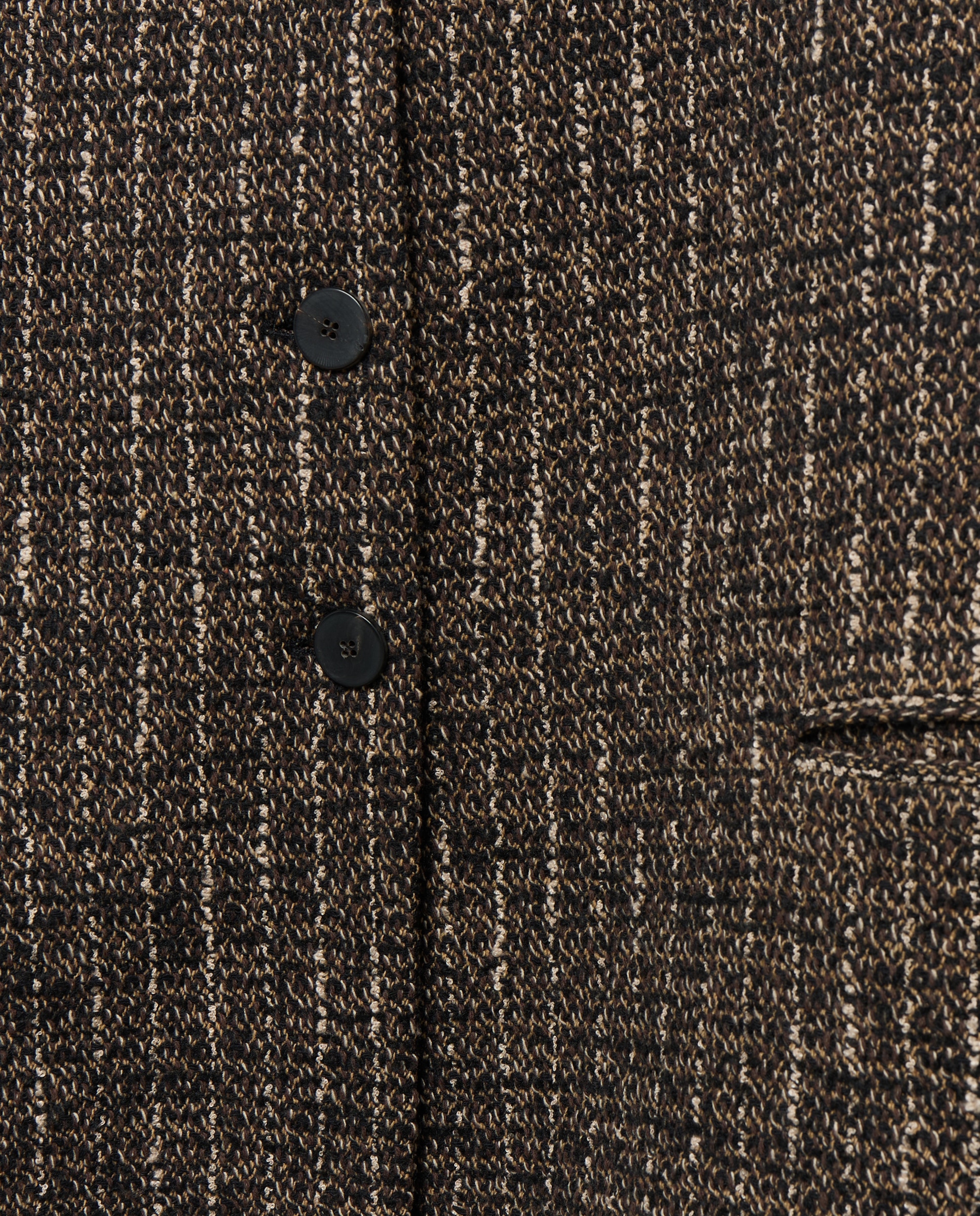 Blazer de mujer recta tweed - Woman Limited El Corte Inglés - Marrón Marrón-6