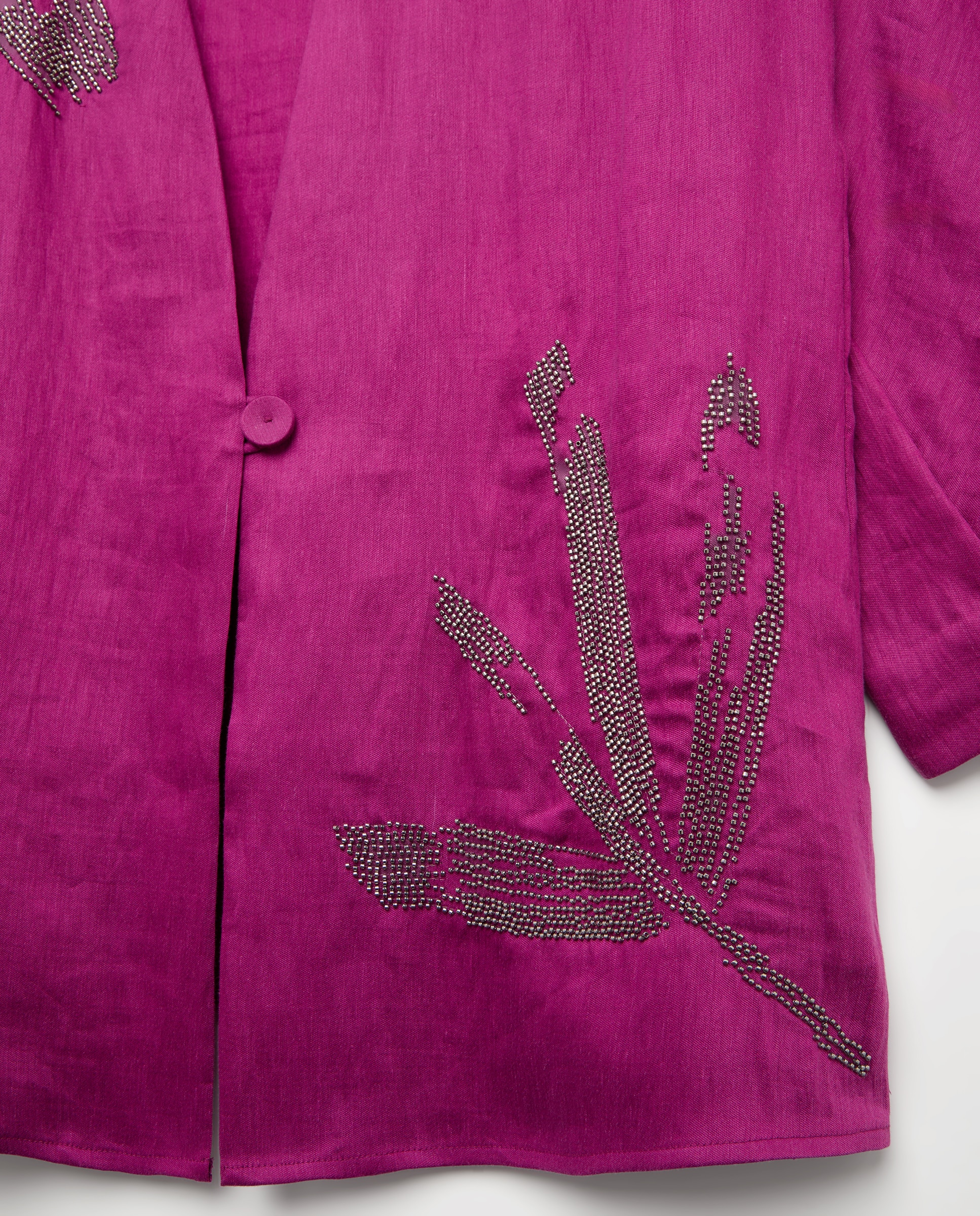 Kimono Enrugado e Bordado 200 Rosa-6