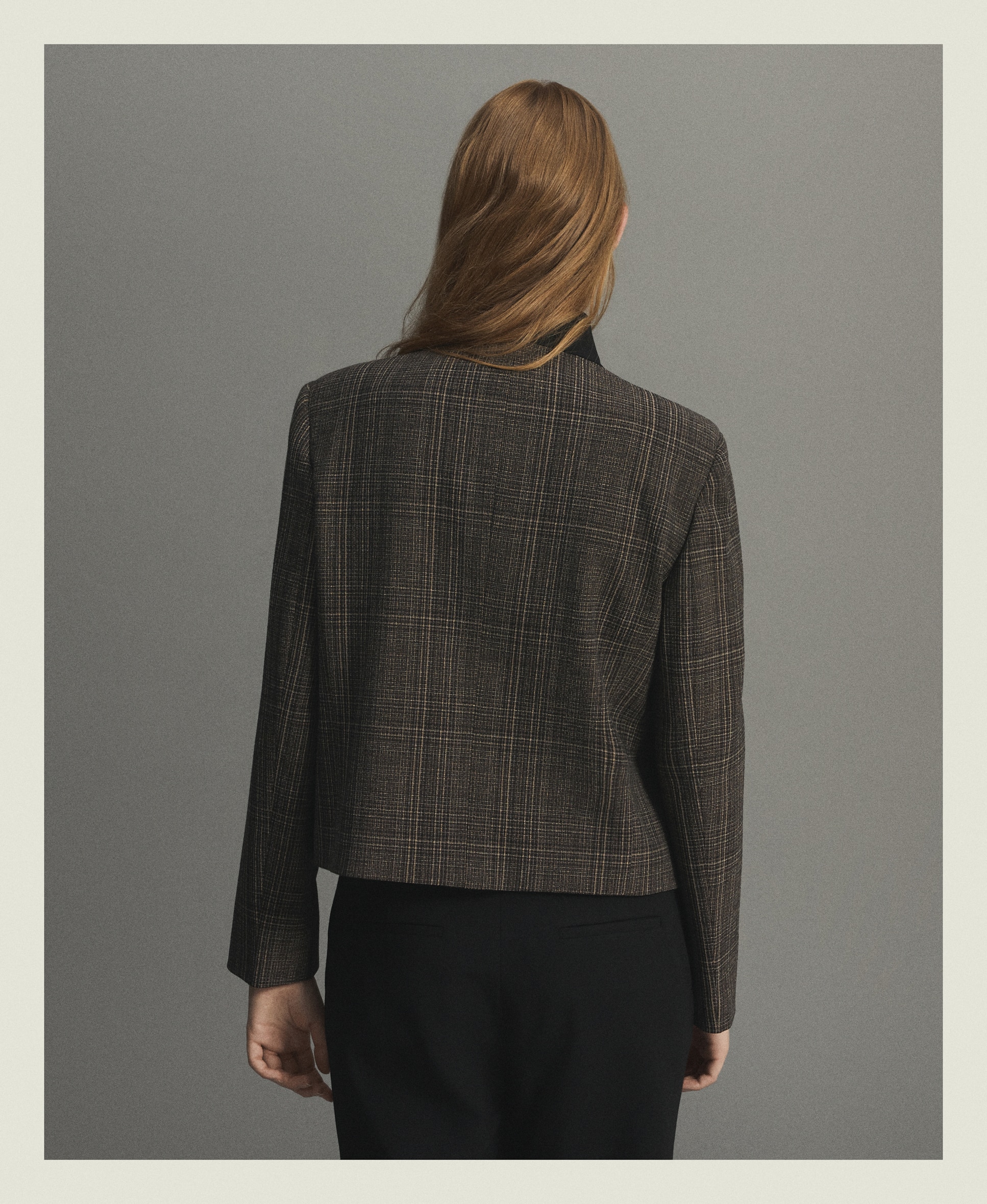 Chaqueta corta de mujer contraste - Woman Limited El Corte Inglés - Verde Verde-3