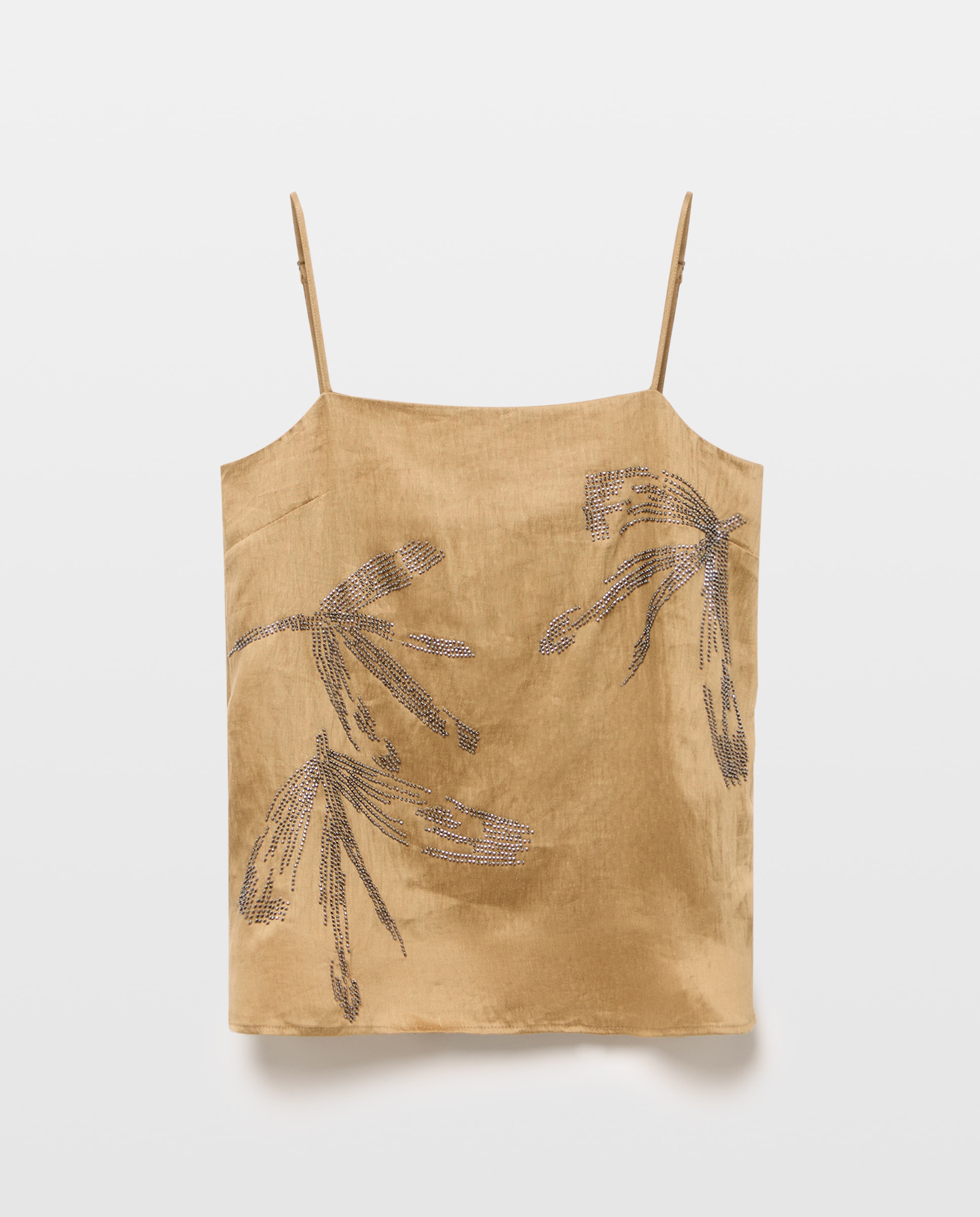 Top de mujer sin mangas y tipo kimono - Woman Limited El Corte Inglés - Beige Beige-4