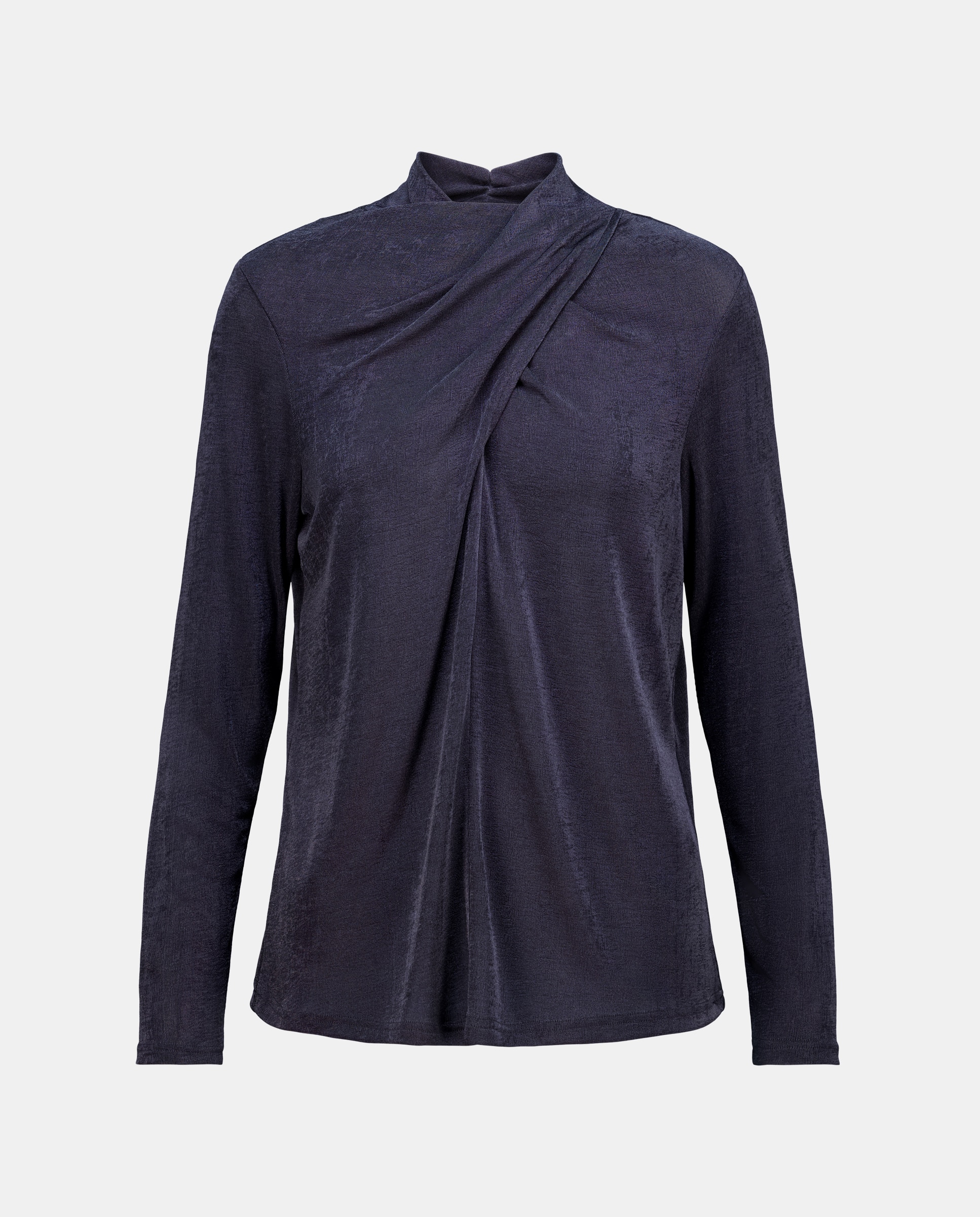 Camisola de Manga Comprida Lisa Chumbo-4