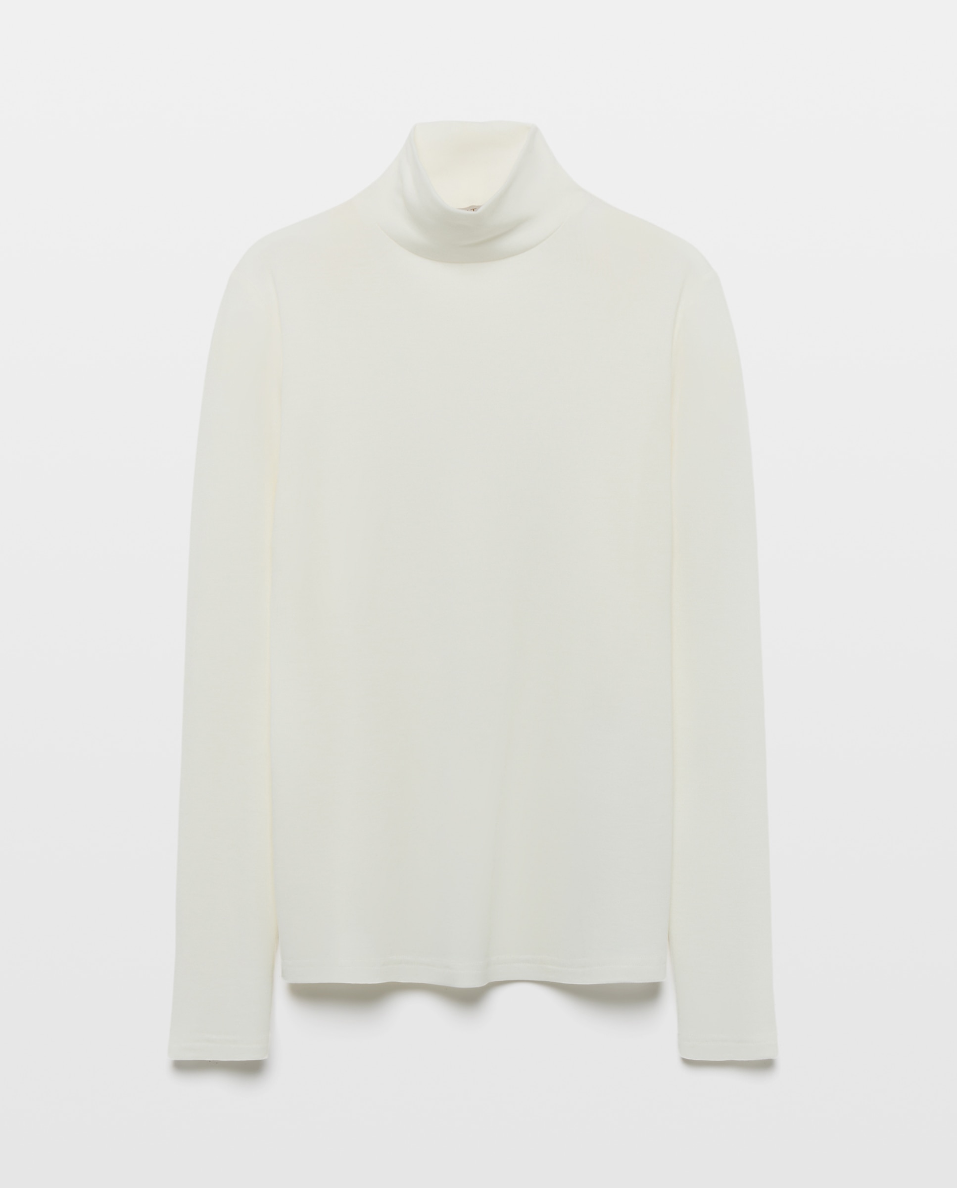 Camiseta de mujer manga larga y cuello vuelto - Woman Limited El Corte Inglés - 120 Crudo 120 Crudo-4