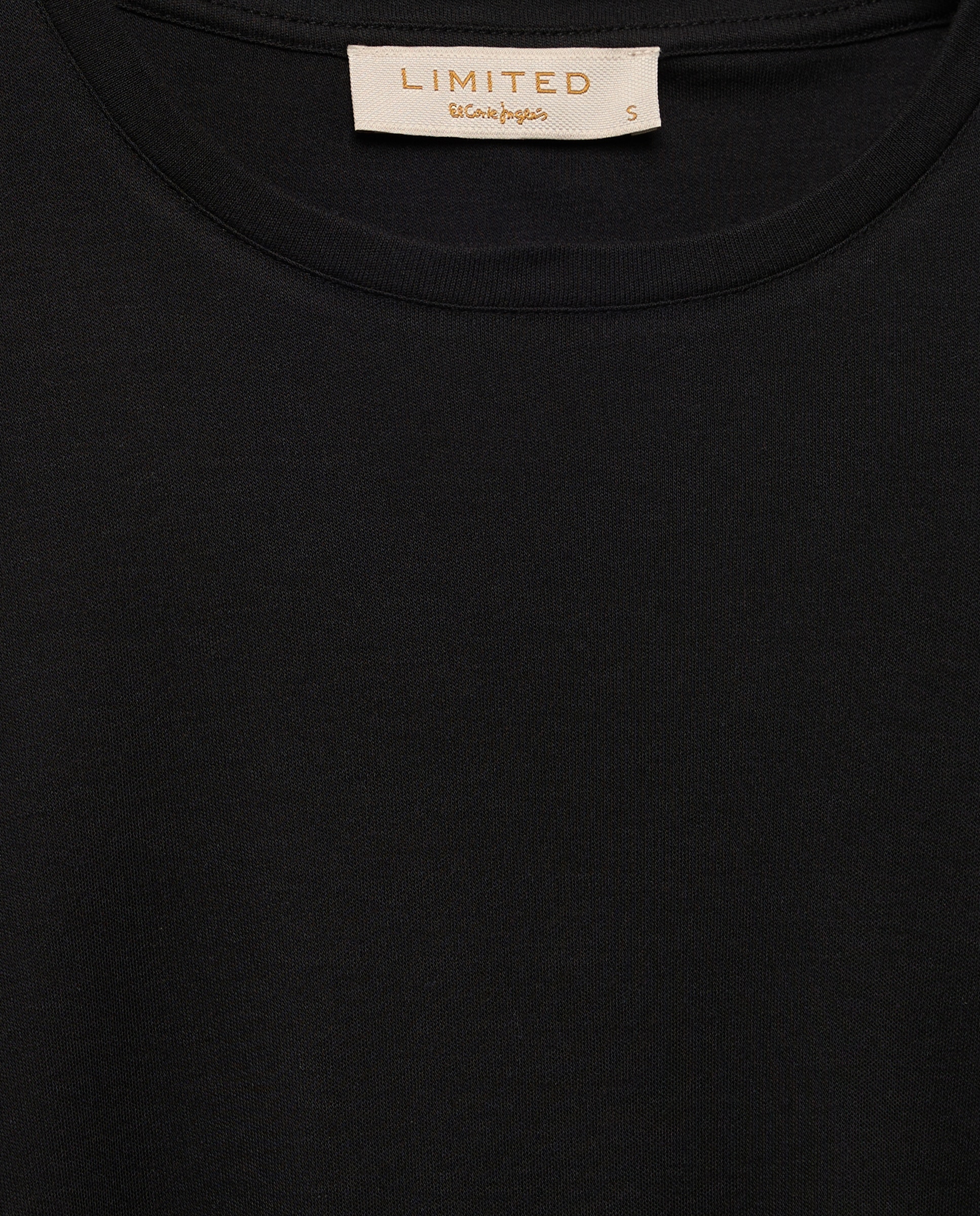 Imagen 6 de Camiseta de mujer con manga larga y tejido combinado - Woman Limited El Corte Inglés - Negro Negro
