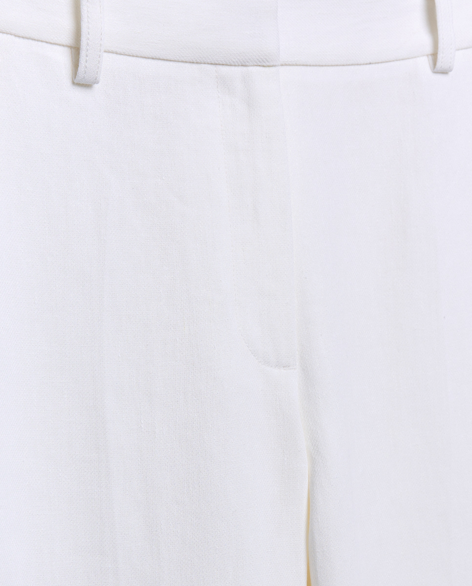 Pantalón de mujer recto en lino - Woman Limited El Corte Inglés - Blanco Blanco-5