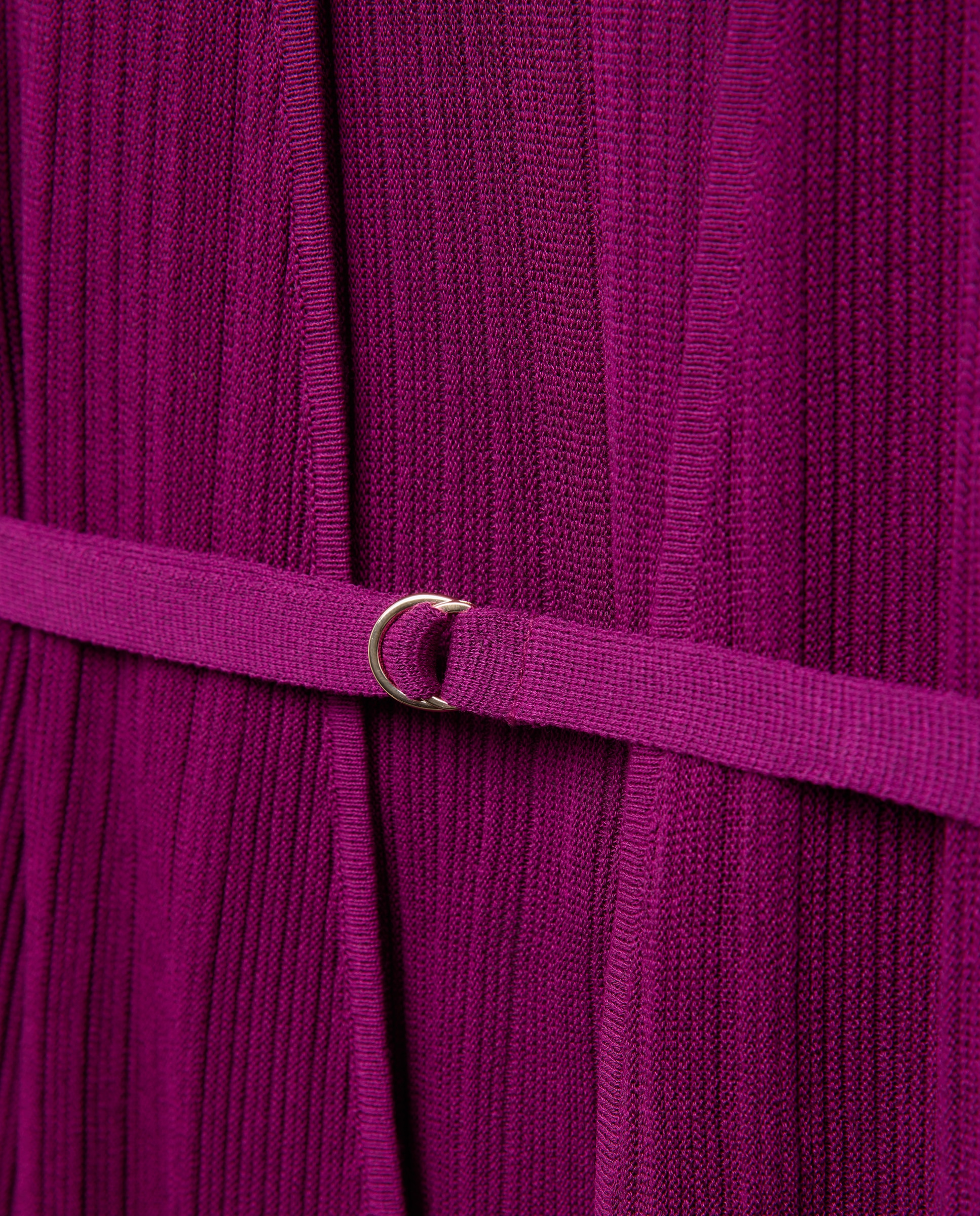 Casaco Twin Set com Textura e às Riscas Roxo-6