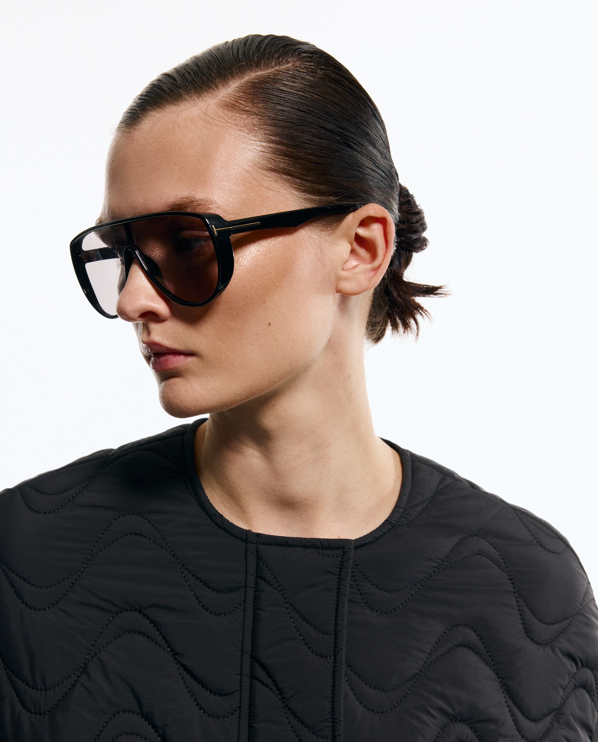 Chaquetón corto liso de mujer - Woman Limited El Corte Inglés - Negro Negro-3