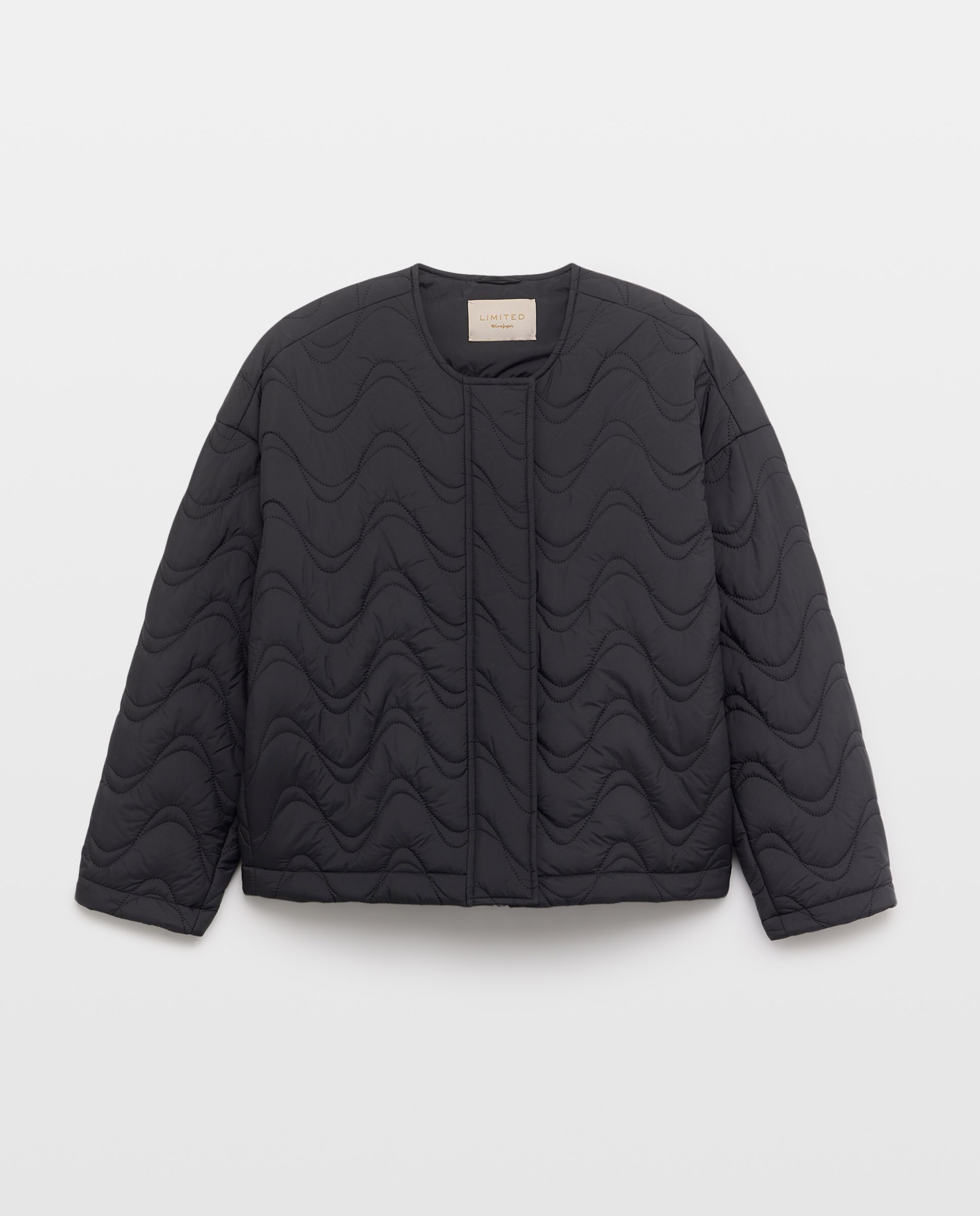 Chaquetón corto liso de mujer - Woman Limited El Corte Inglés - Negro Negro-5