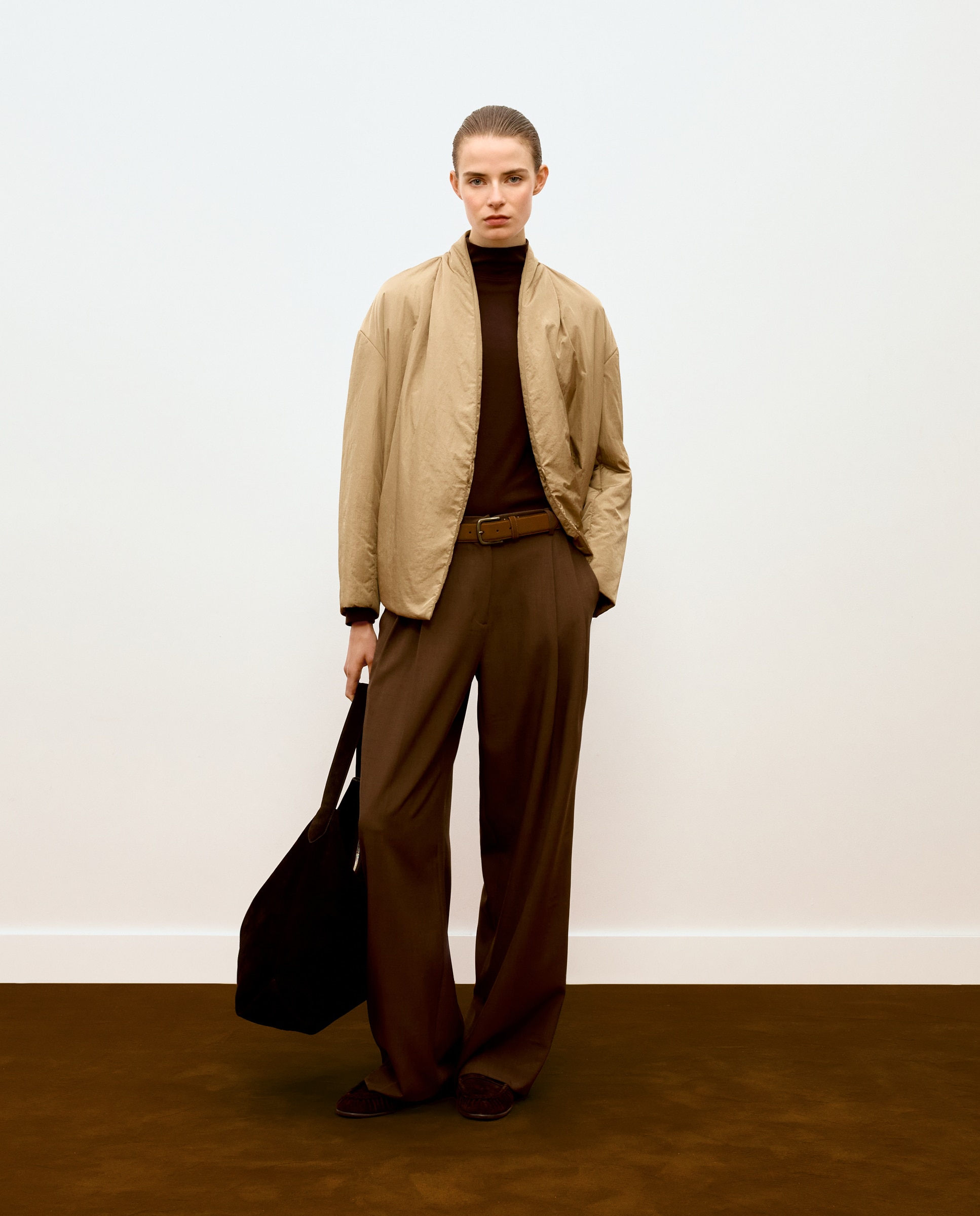 Chaquetón corto liso de mujer - Woman Limited El Corte Inglés - 390 Oro 390 Oro-1