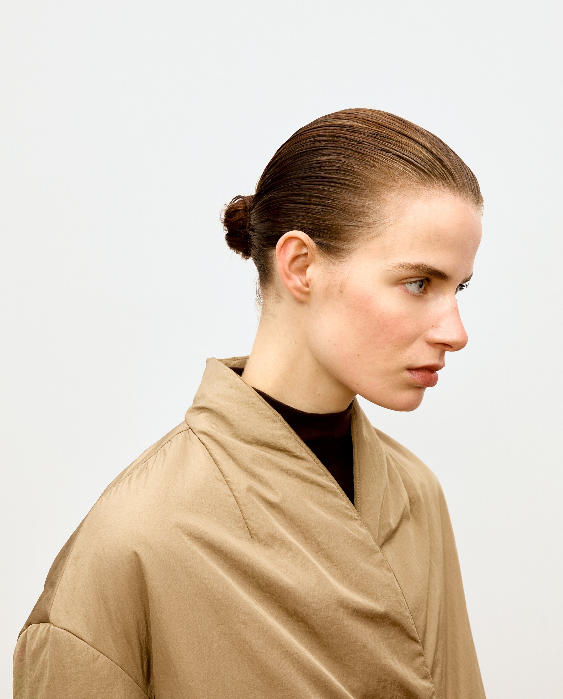 Chaquetón corto liso de mujer - Woman Limited El Corte Inglés - 390 Oro 390 Oro-3