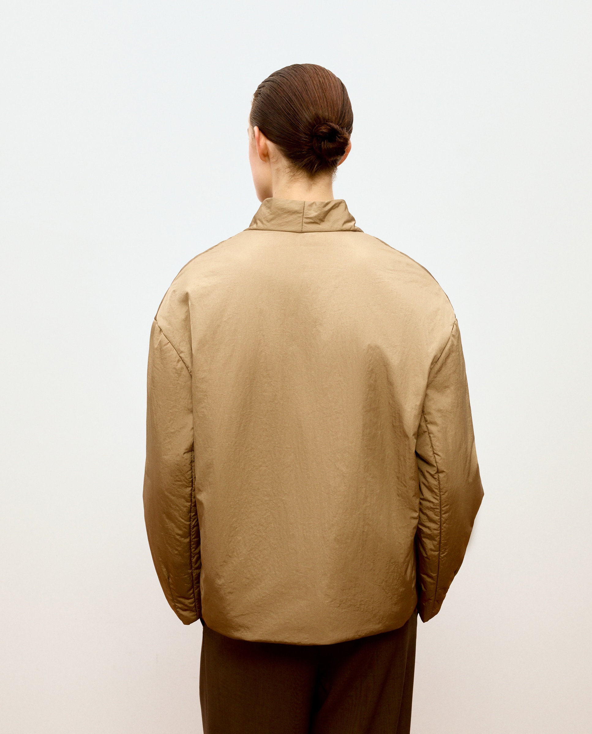 Chaquetón corto liso de mujer - Woman Limited El Corte Inglés - 390 Oro 390 Oro-4