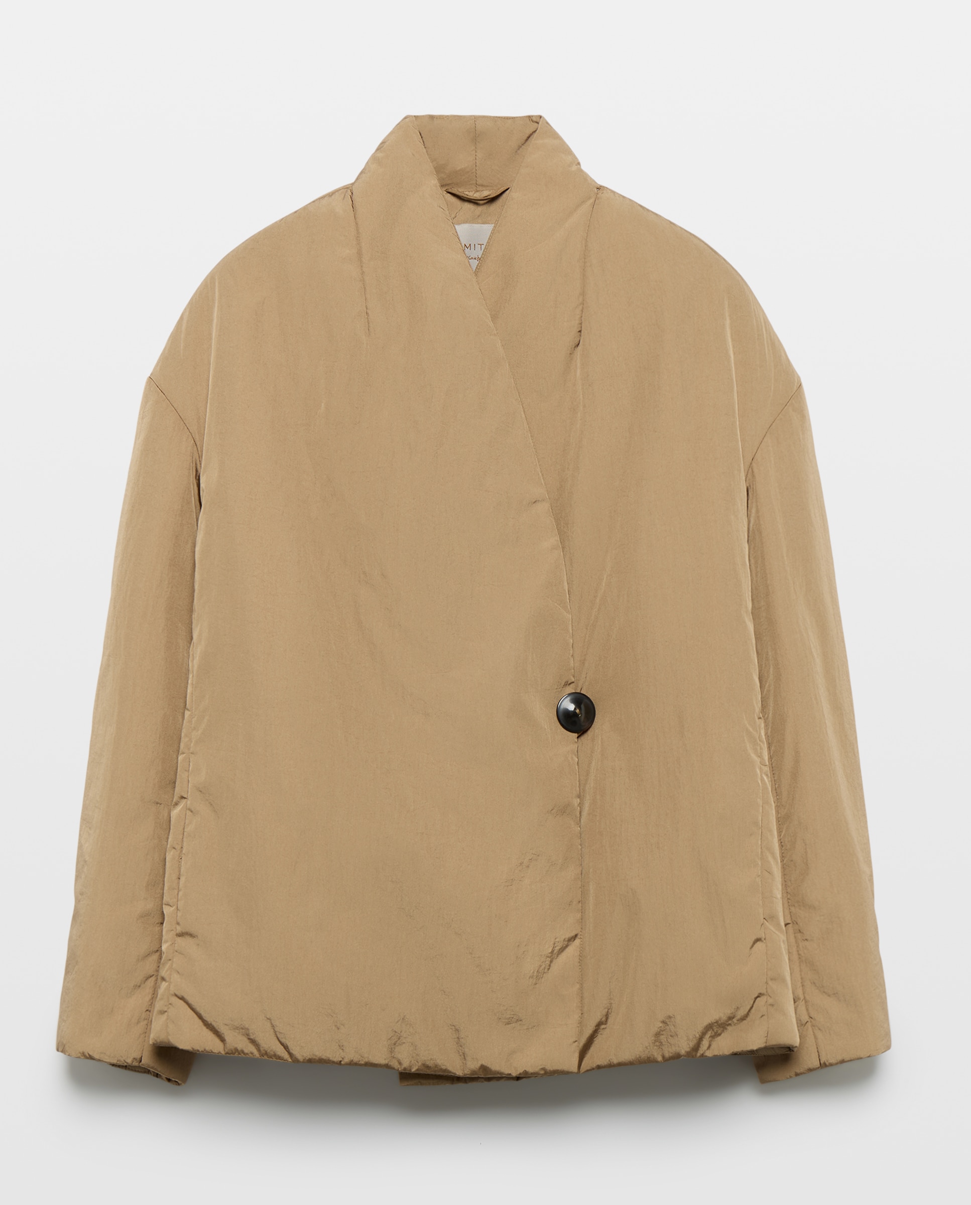 Chaquetón corto liso de mujer - Woman Limited El Corte Inglés - 390 Oro 390 Oro-6