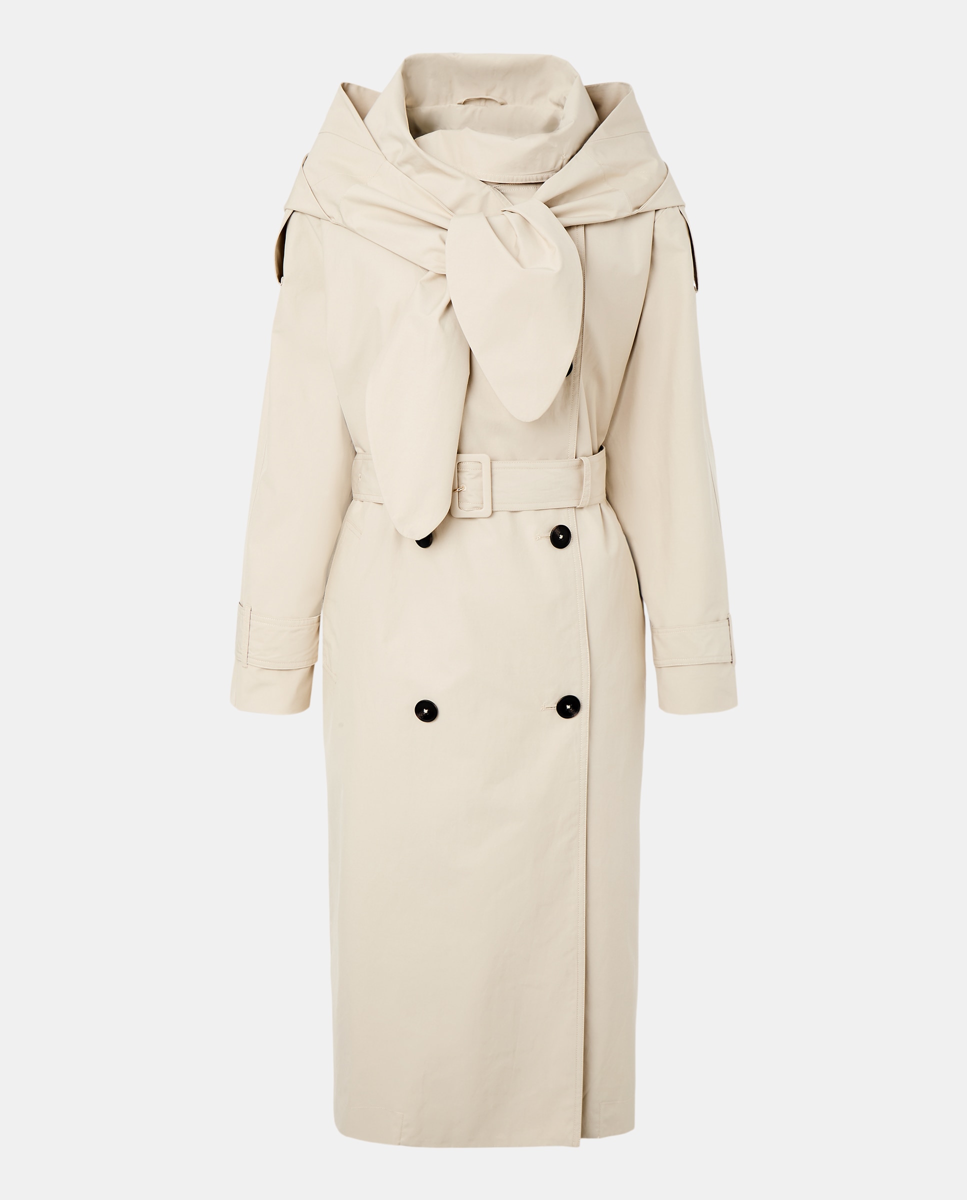 Impermeável Liso Comprido Gelo-6