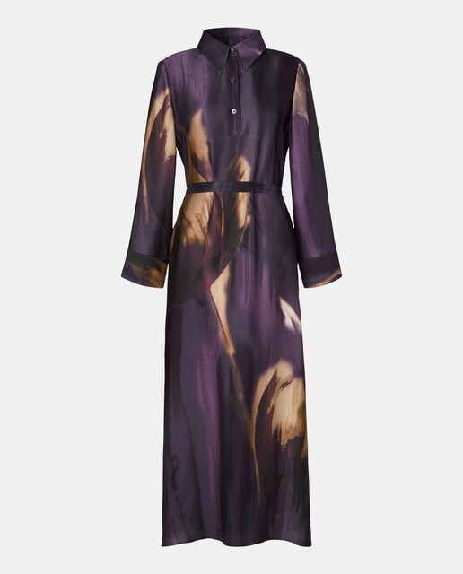 Imagem 0 de Vestido Camiseiro com Túlipas