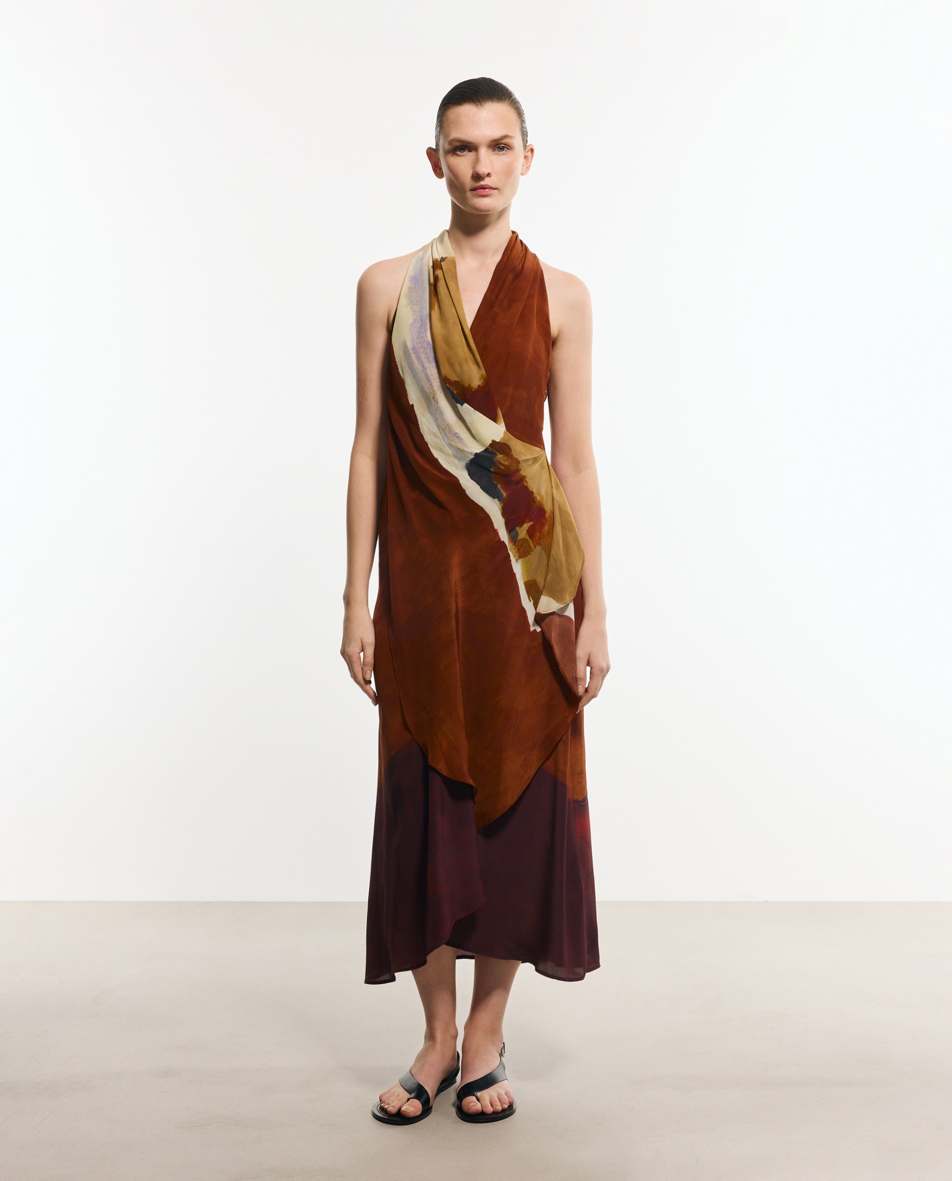 Imagem 0 de Vestido sem mangas estampado