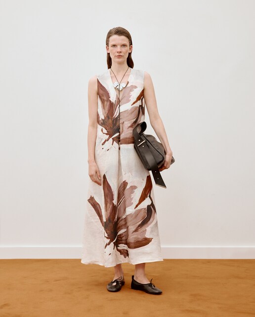Vestido túnica estampado floral