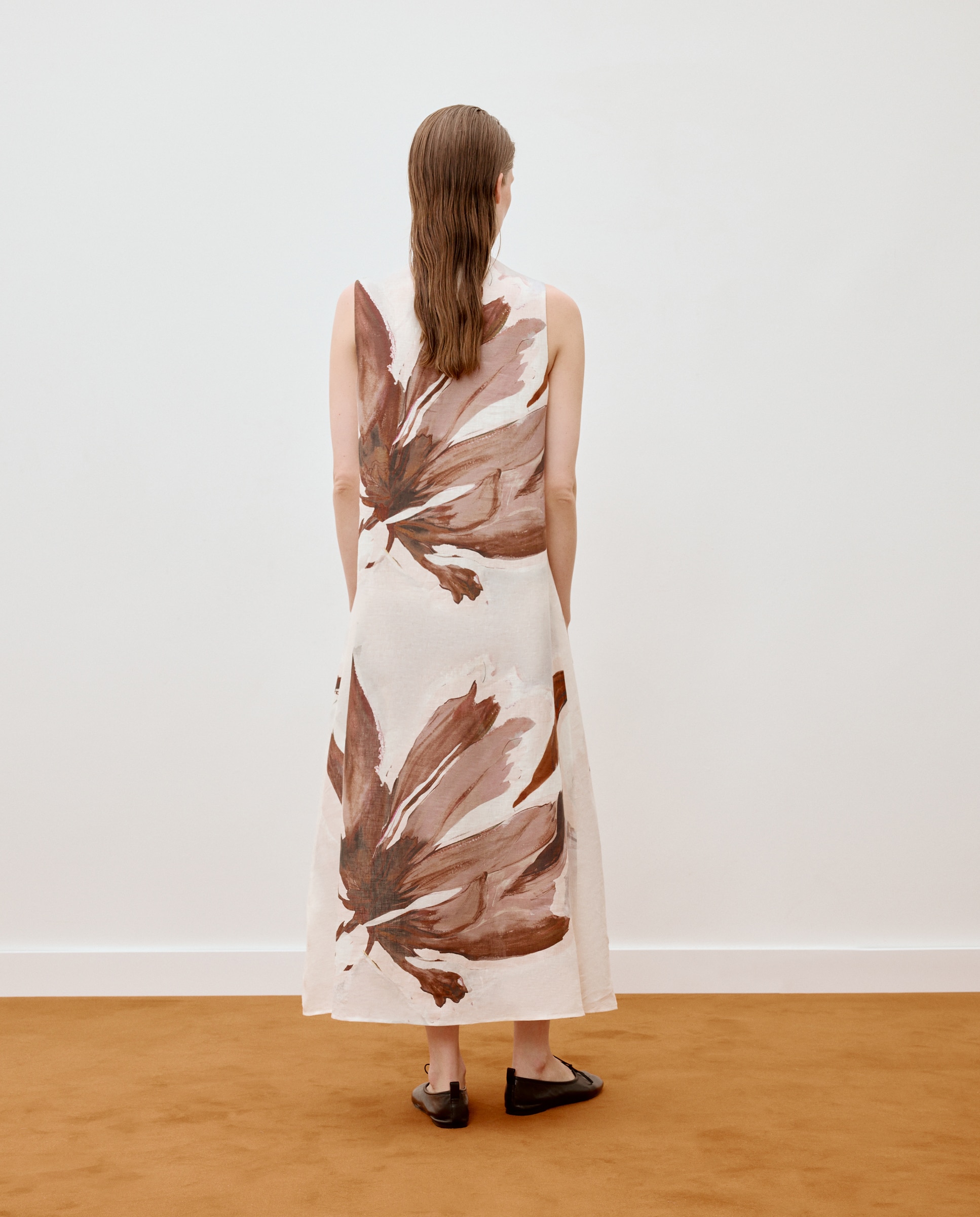 Vestido Túnica com Estampado Floral Branco-3