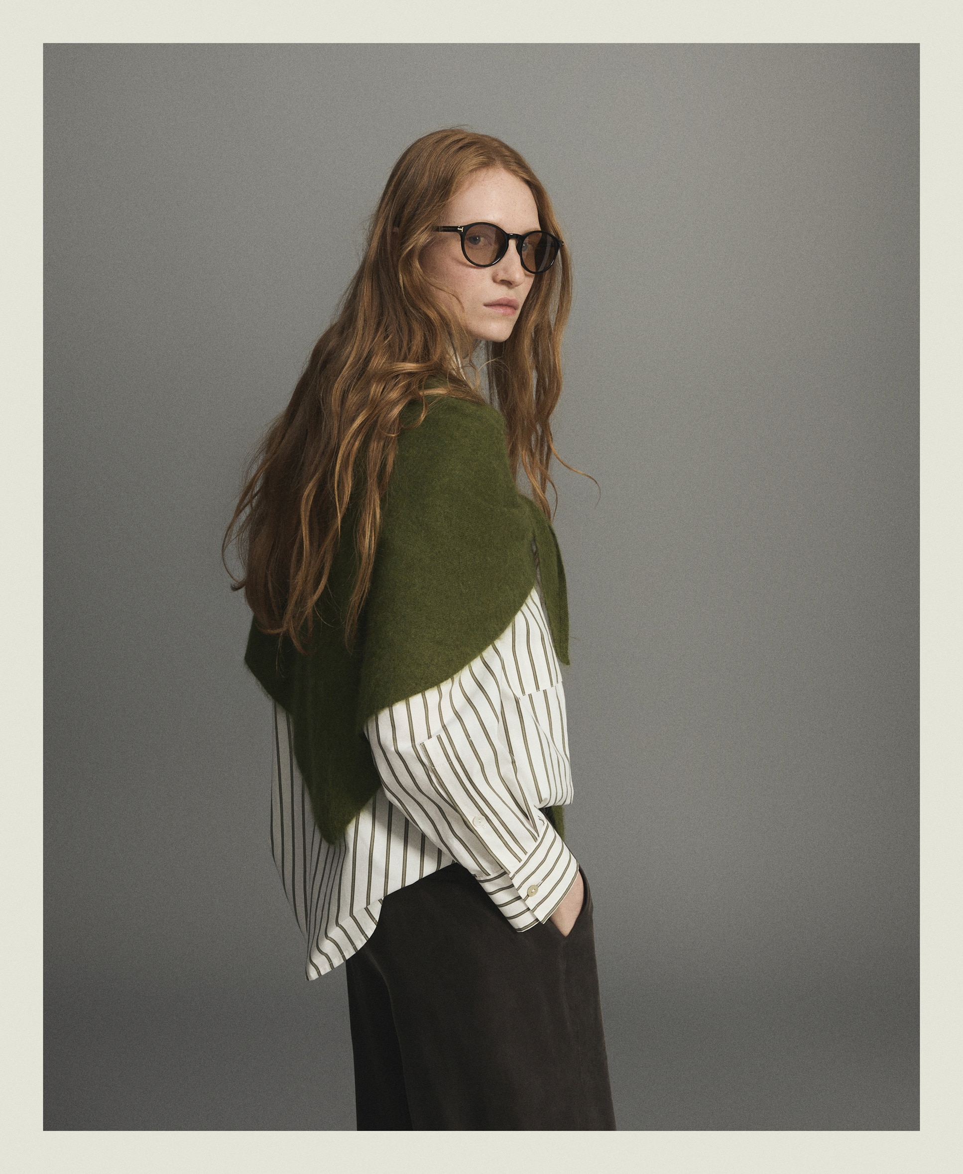 Pañuelo de mujer de cashmere - Woman Limited El Corte Inglés - Verde Verde-1