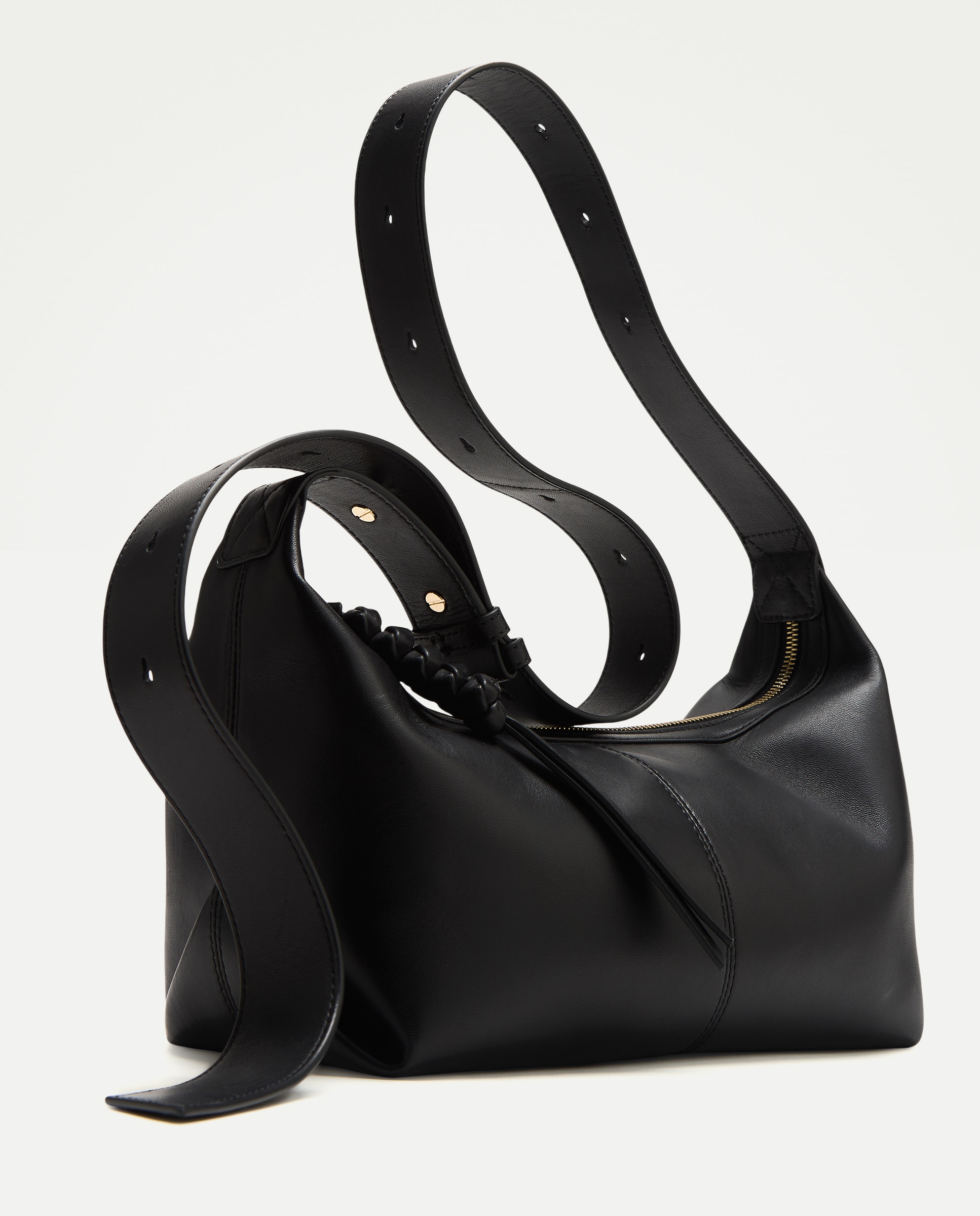 Mala a Tiracolo em Pele Preto-6