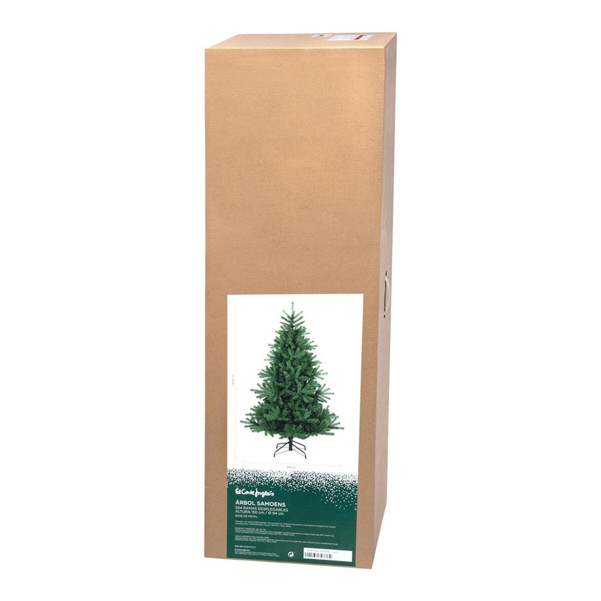 Imagen 6 de Árbol de suelo ramas gruesas Samoens Navidad El Corte Inglés - Verde 180 cm Verde