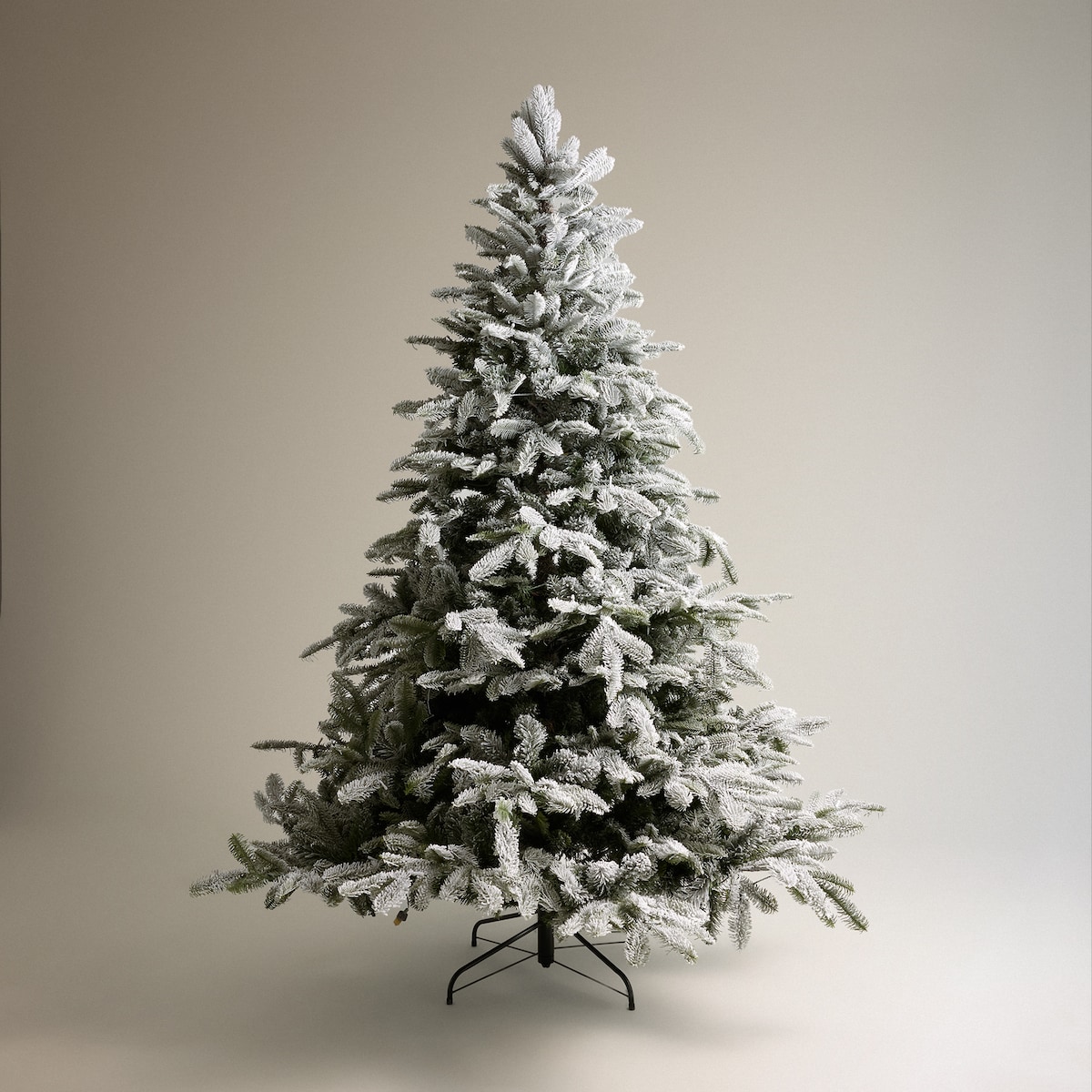 Árbol de suelo nevado con luces LED Arties Navidad Blanco-2