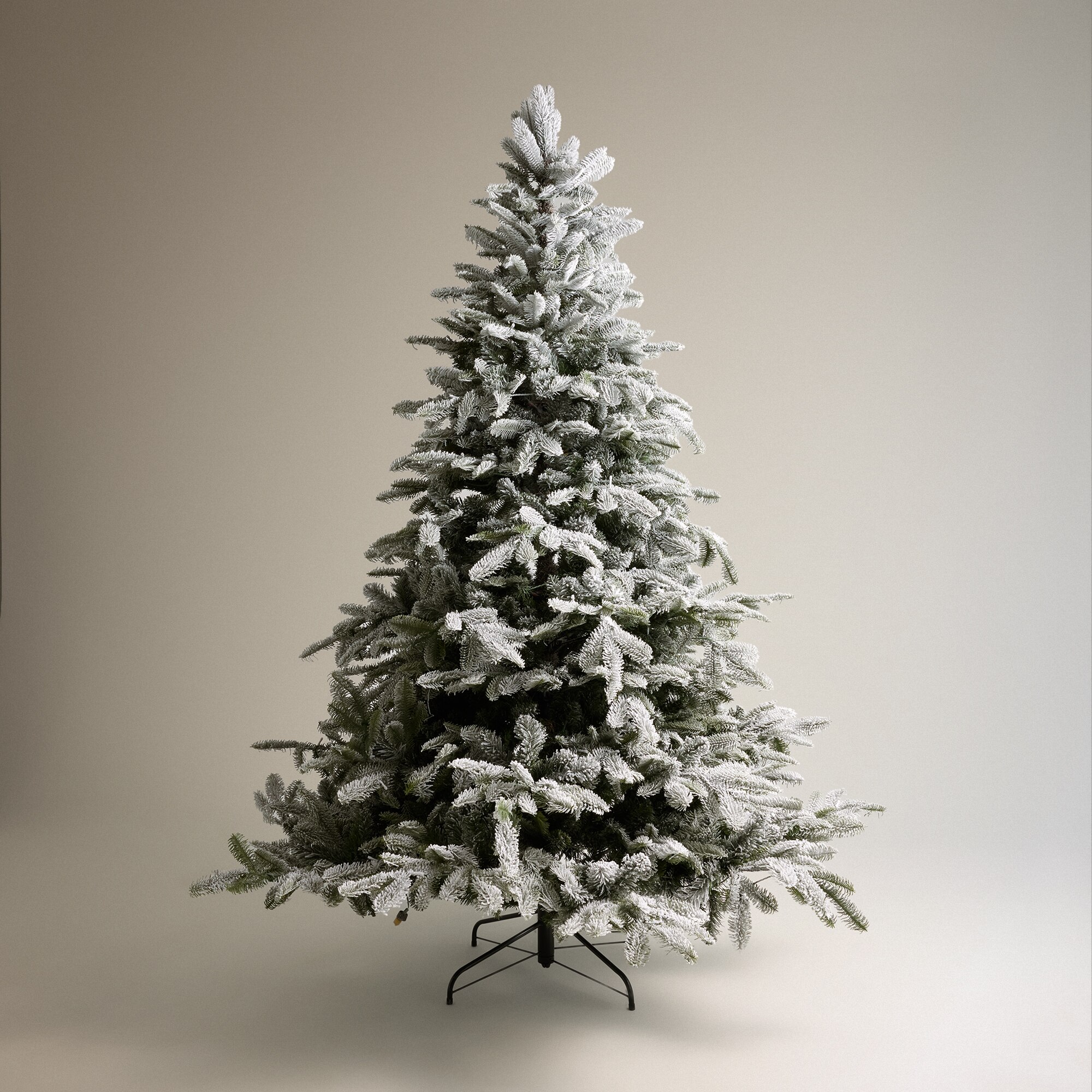 Árbol de suelo nevado con luces LED Arties Navidad - Blanco 150 cm Blanco-2