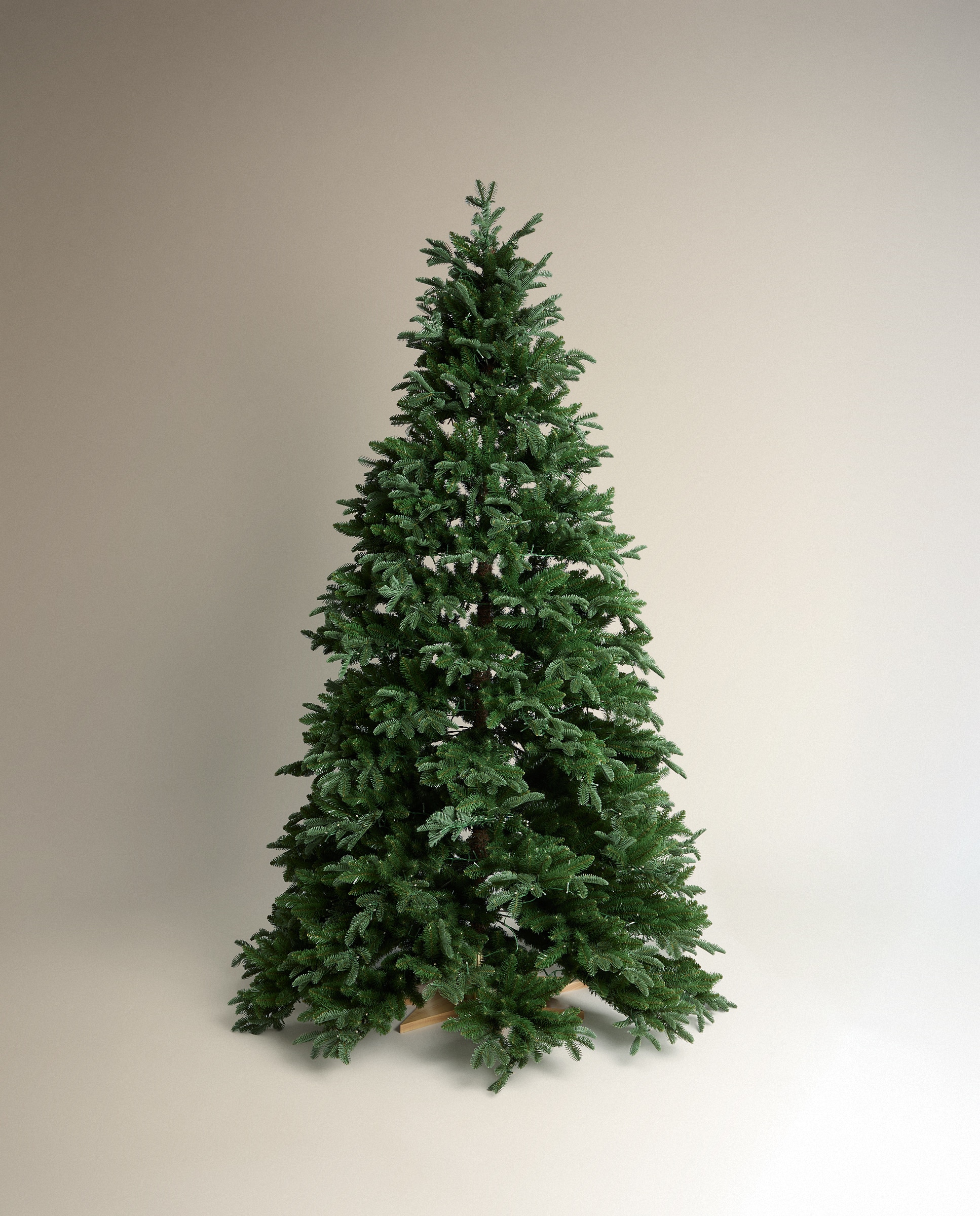 Árbol de suelo con luces LED Bausén Navidad - Verde 30 cm Verde-3