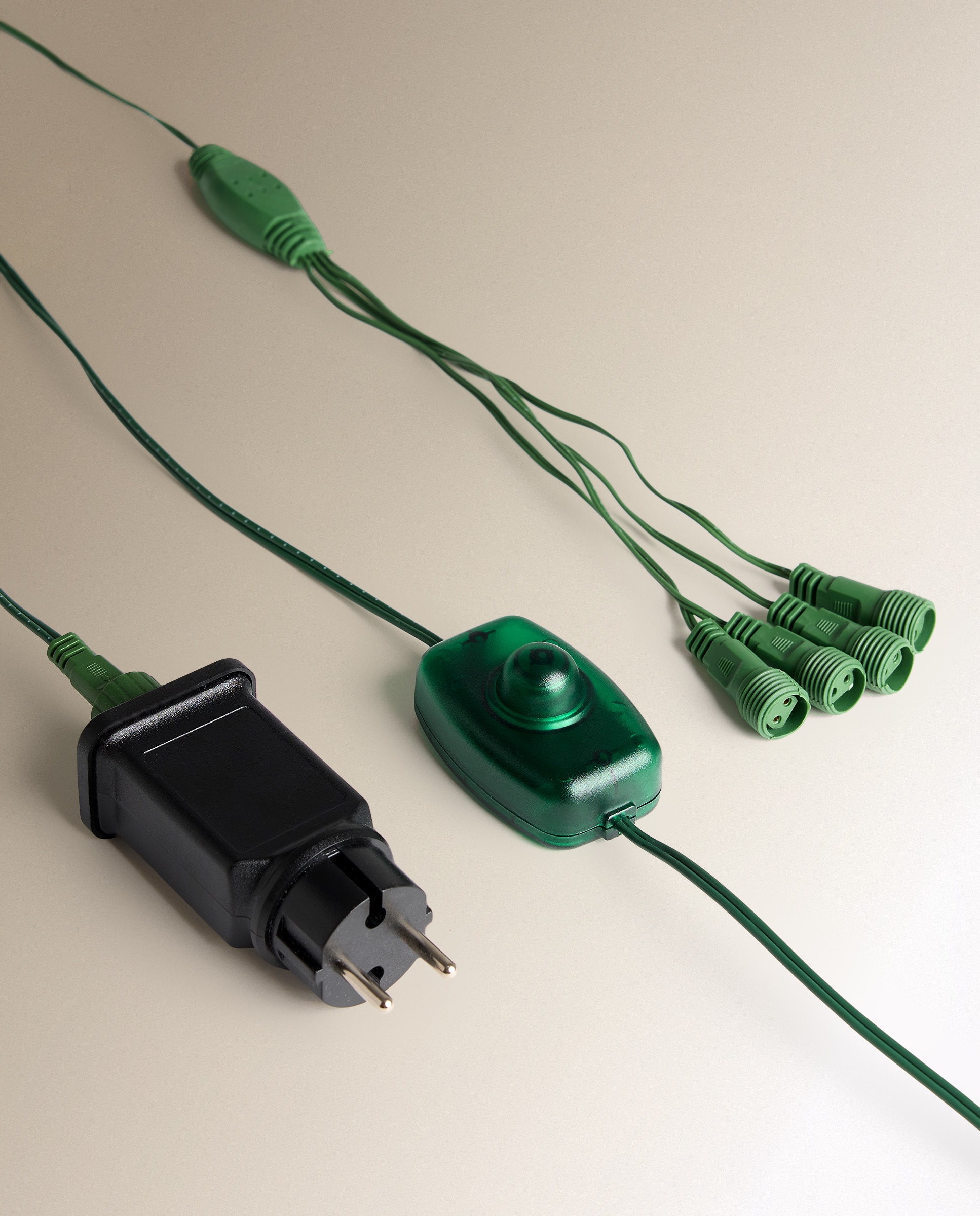 Árbol de suelo con luces LED Bausén Navidad - Verde 30 cm Verde-6