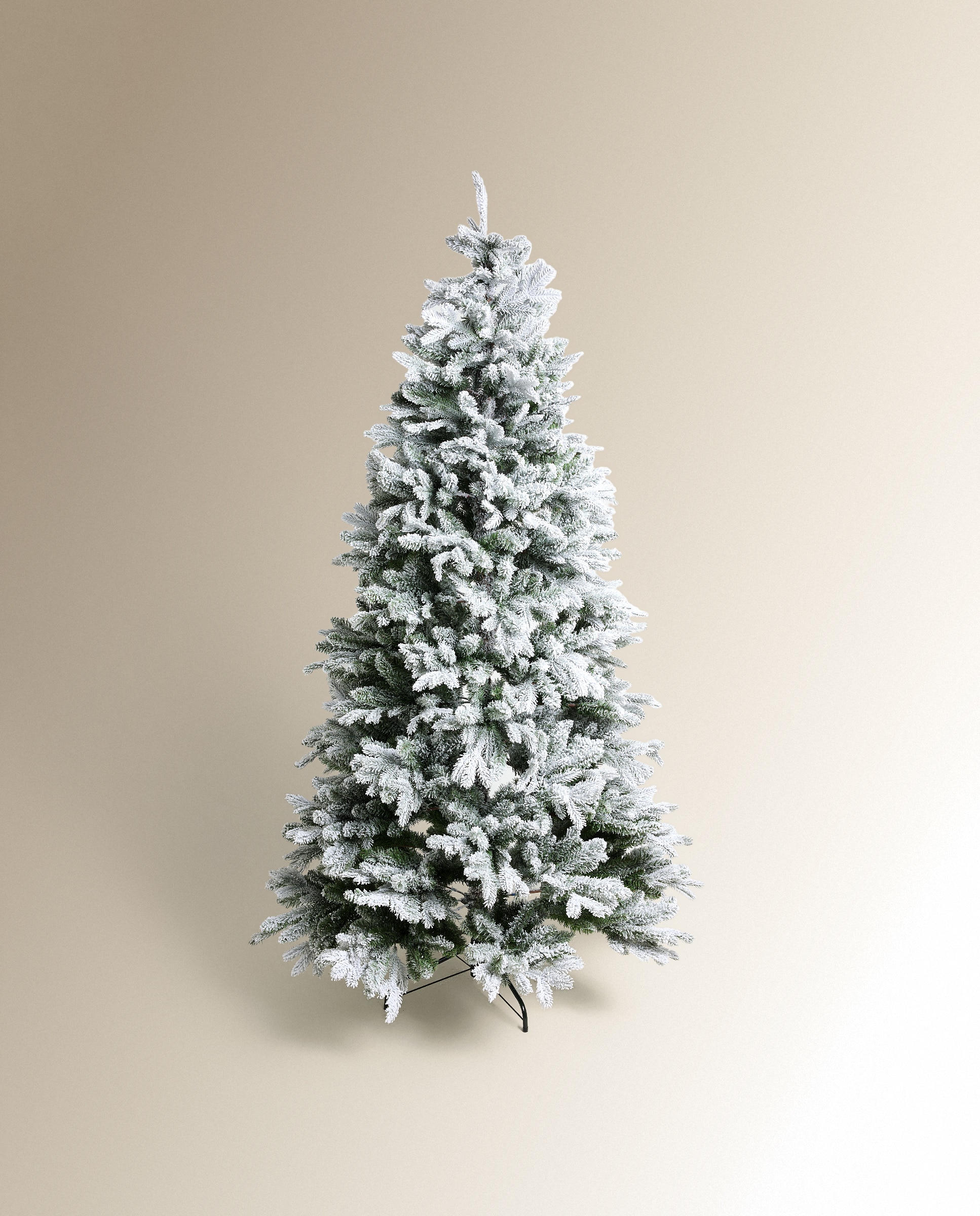 Árbol de suelo con base de metal Aspen - Blanco 210 cm Blanco-2