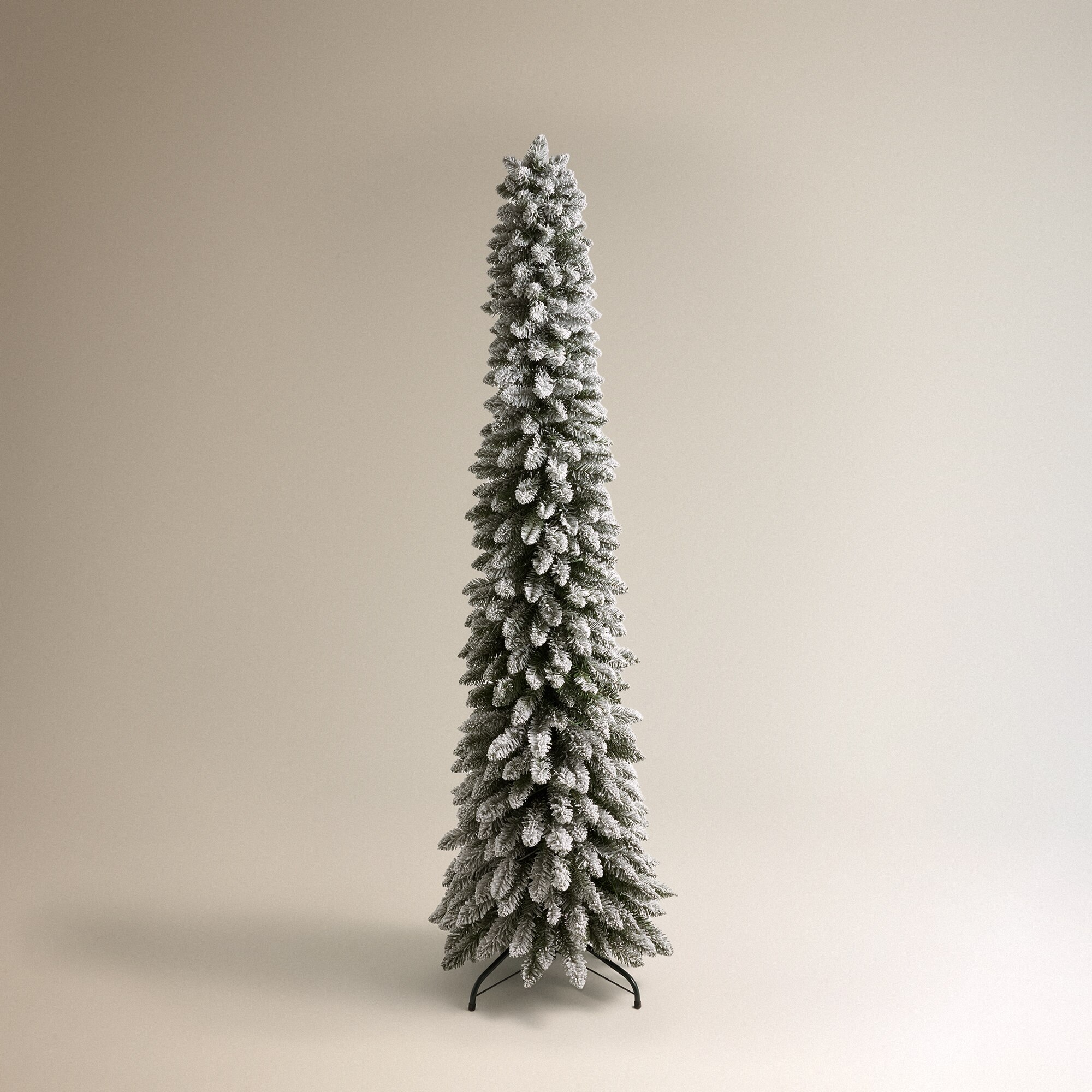 Árbol de suelo Slim Salla con luz LED Navidad El Corte Inglés - Blanco 180 cm Blanco-2