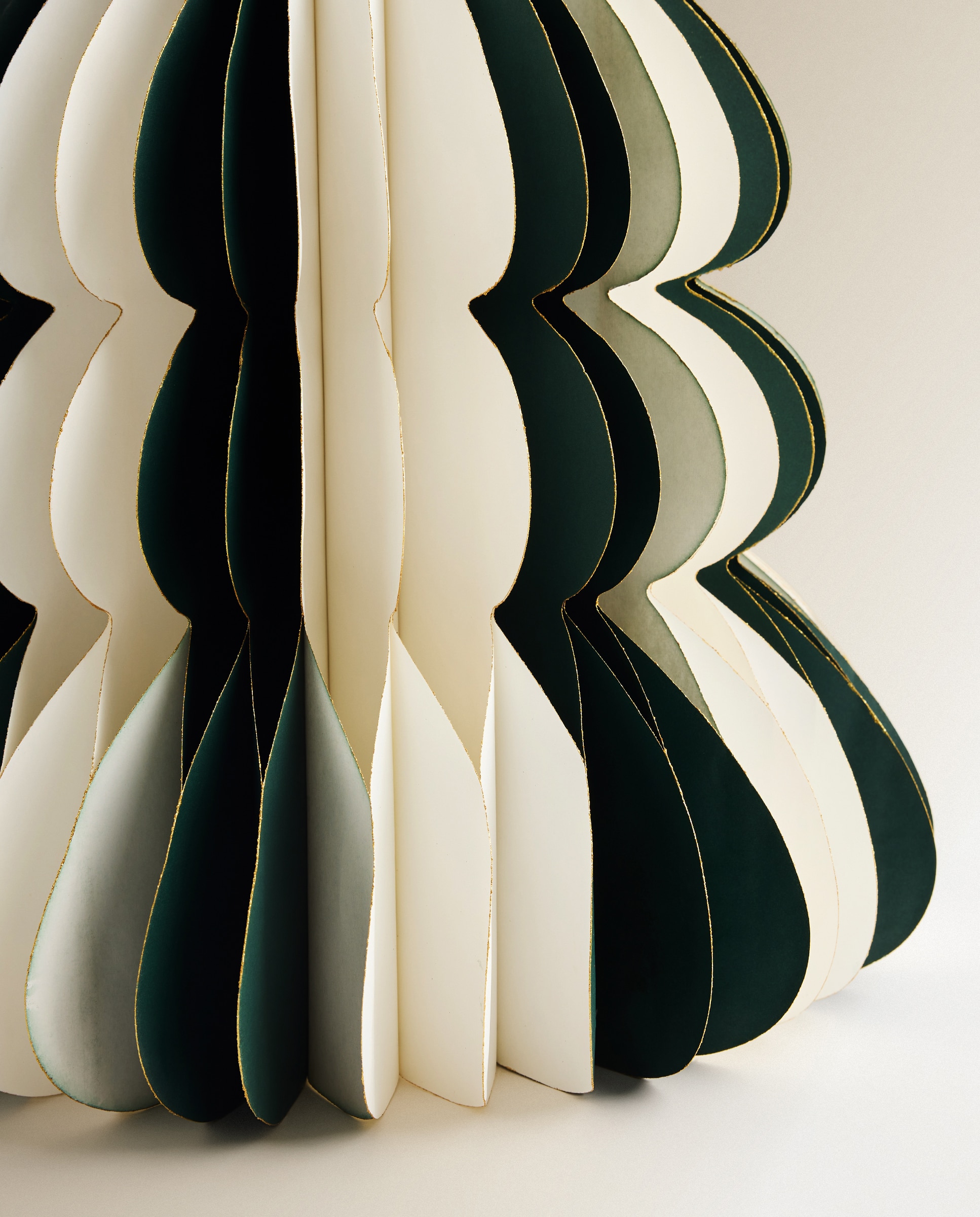 Árbol de suelo de papel Are Navidad - Verde 70 cm Verde-4