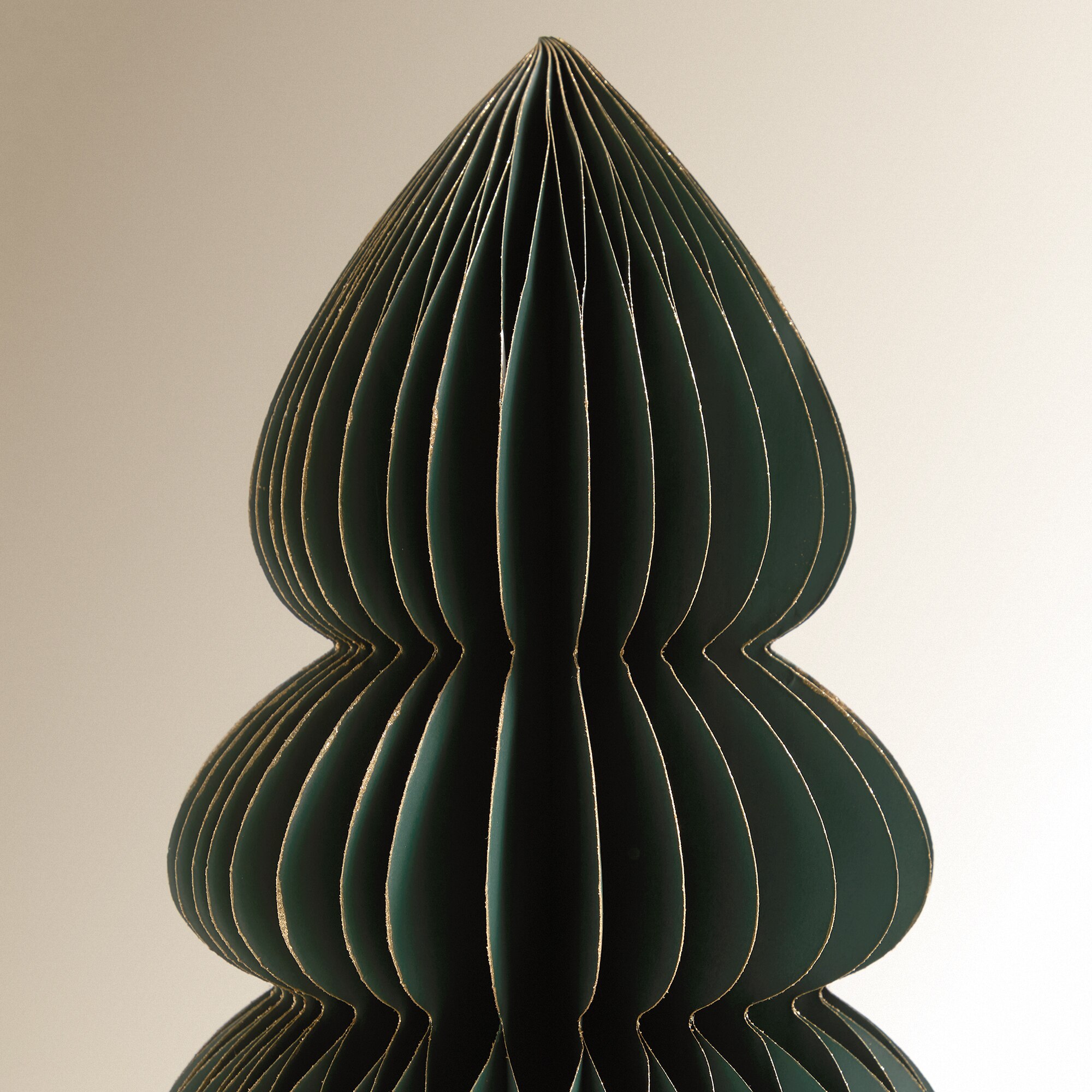 Árbol de suelo Papel HoneyComb Navidad El Corte Inglés - Verde oscuro Verde oscuro-3
