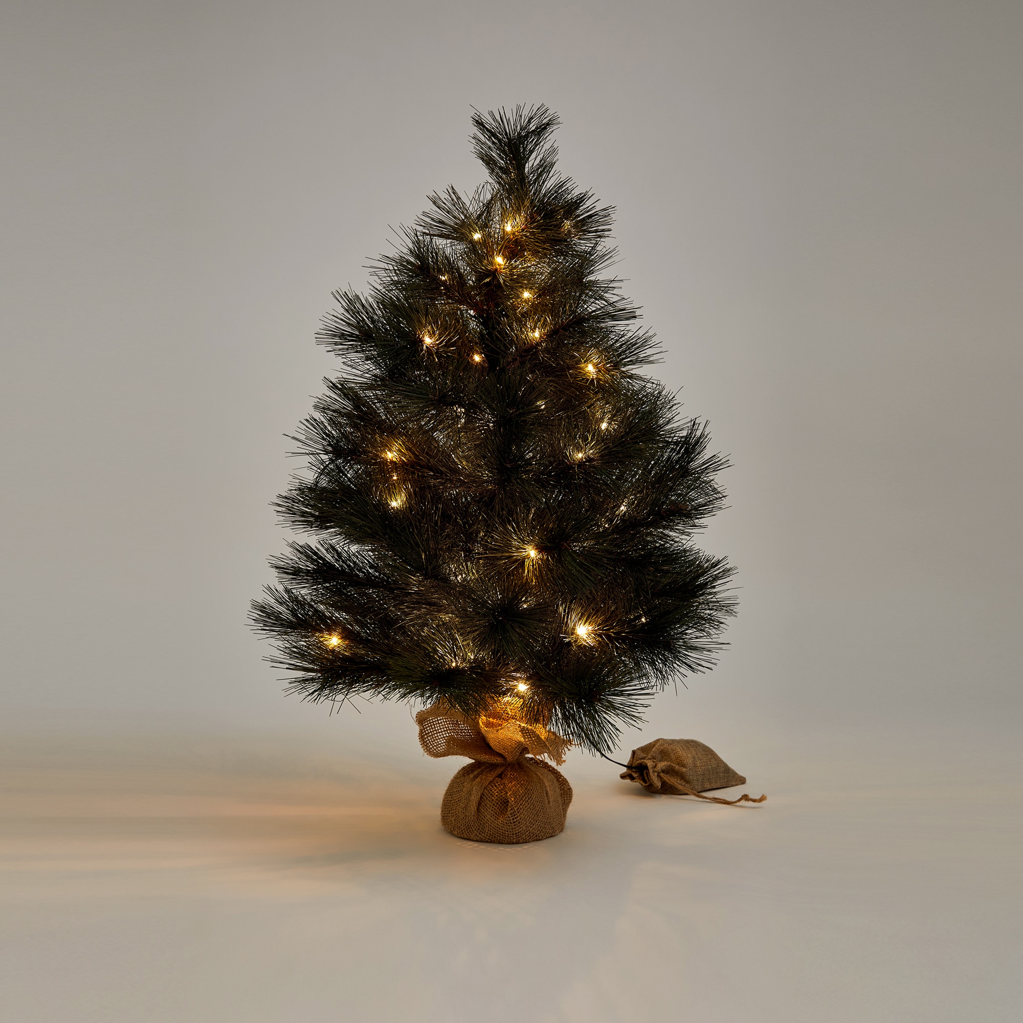 Árbol de mesa con 100 luces LED Navidad El Corte Inglés