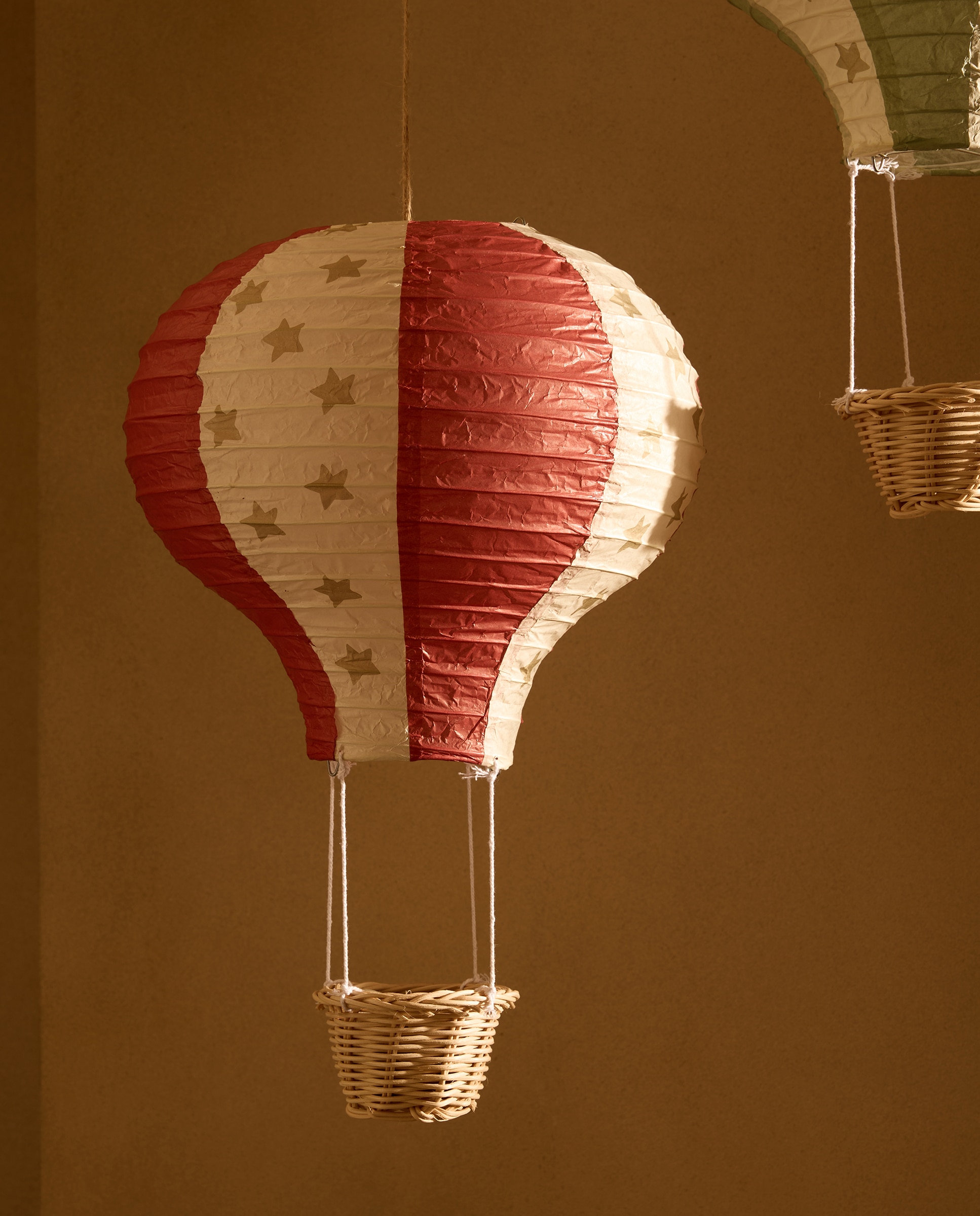 Globo decorativo de papel Navidad - Rojo Rojo-1