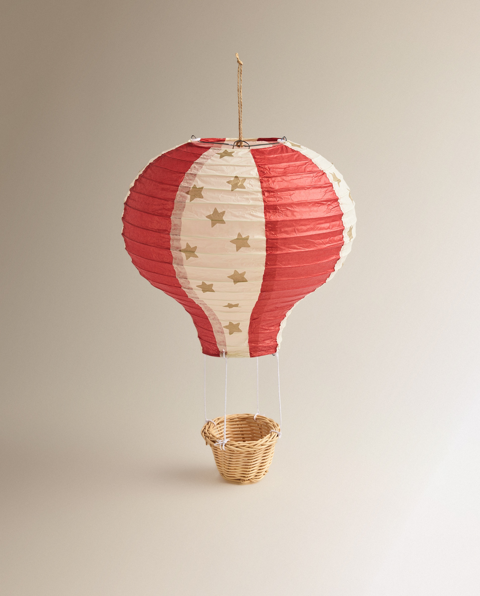Globo decorativo de papel Navidad - Rojo Rojo-2