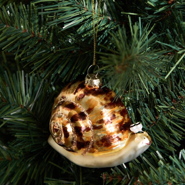 Imagen 0 de Colgante de cristal Caracol Navidad