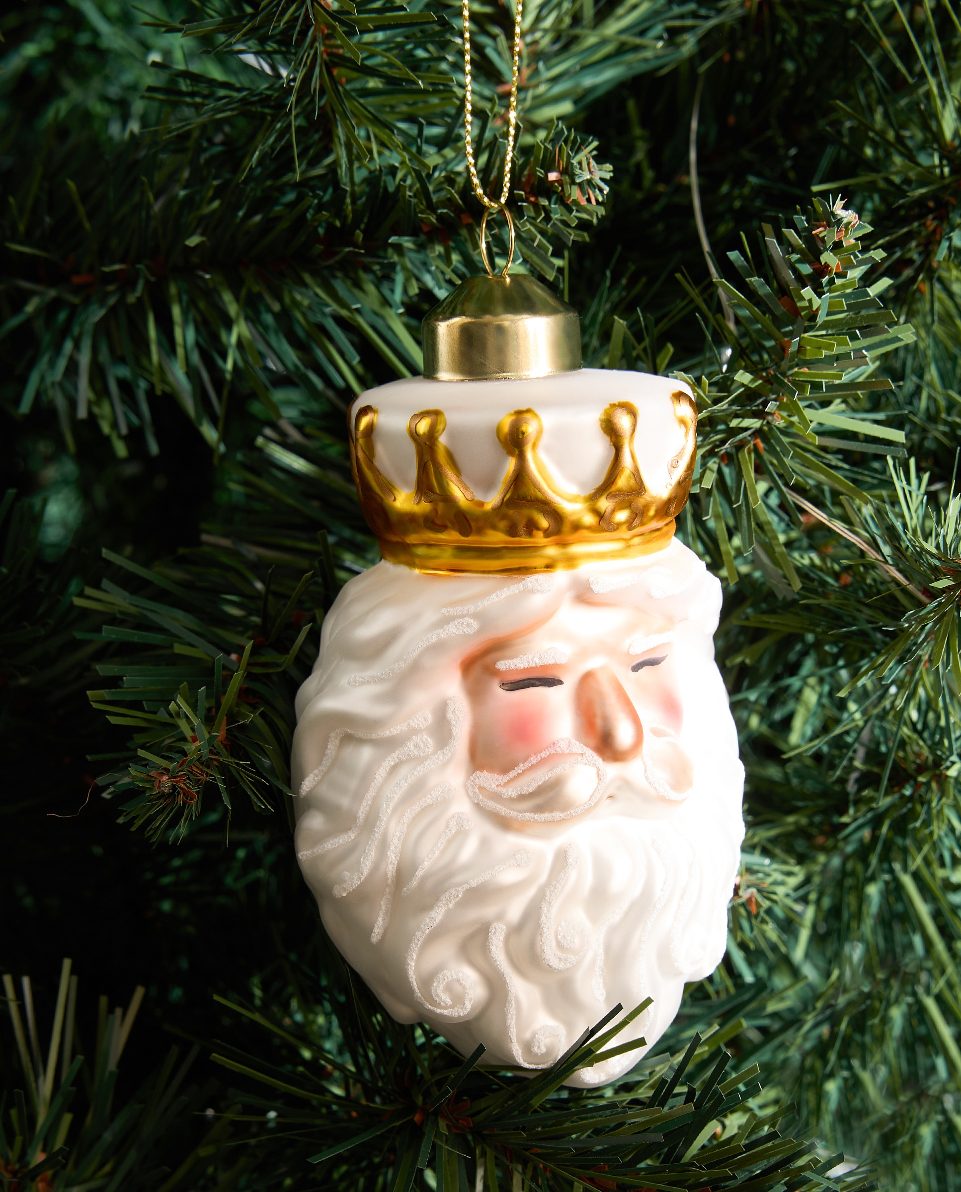 Imagen 0 de Colgante de cristal cara Melchor Navidad Multicolor