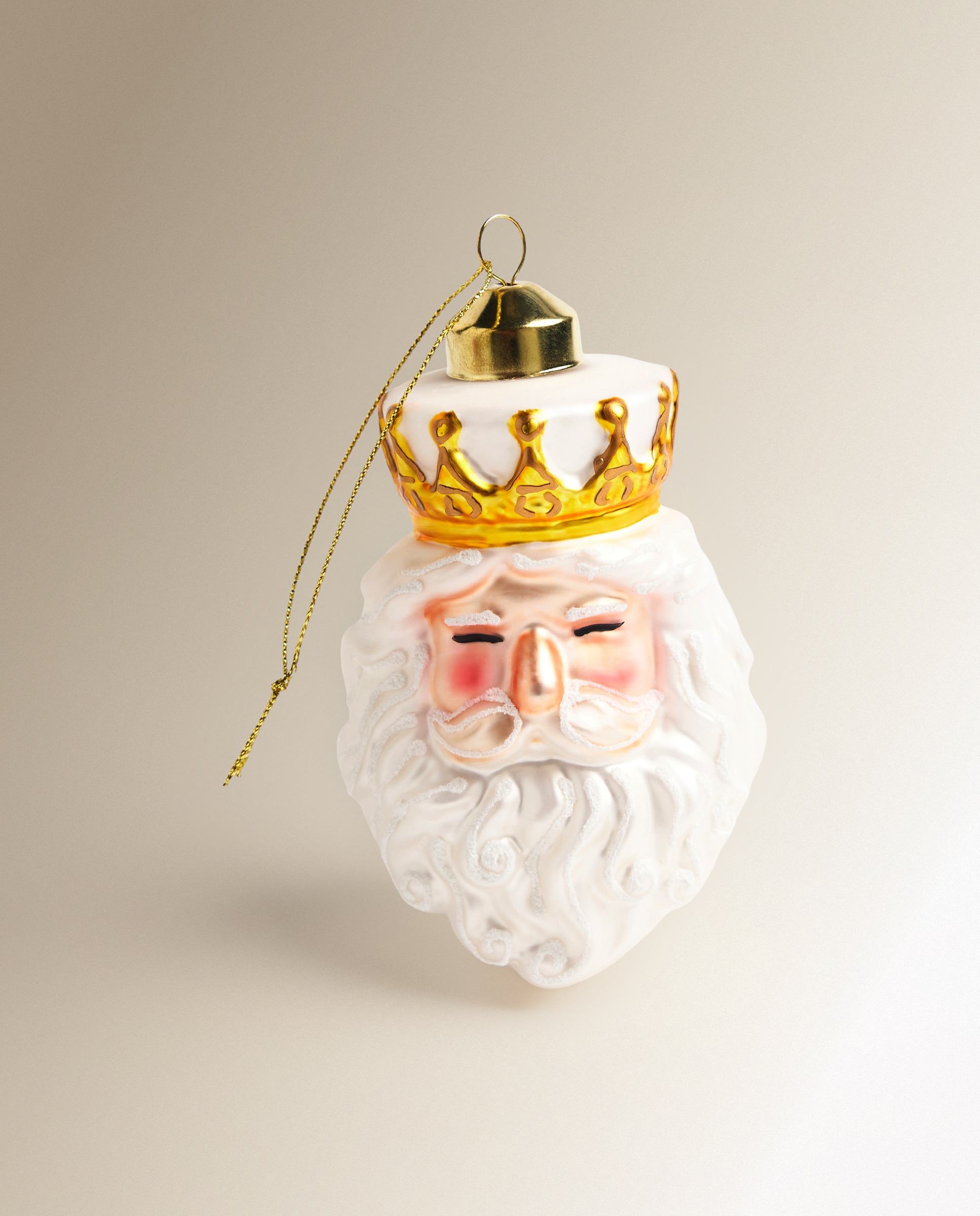 Colgante de cristal cara Melchor Navidad - Multicolor Multicolor-2