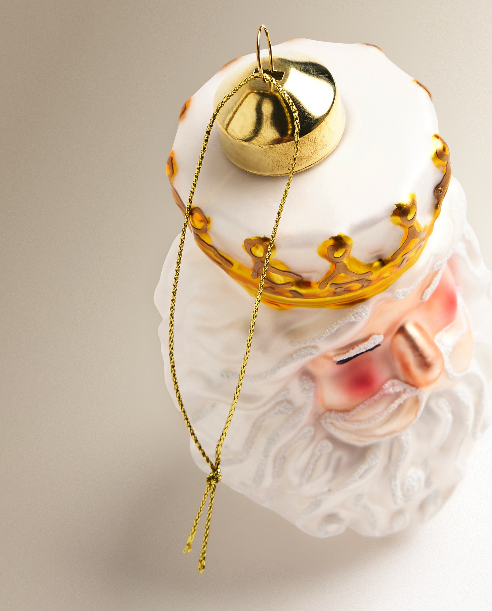 Colgante de cristal cara Melchor Navidad - Multicolor Multicolor-3