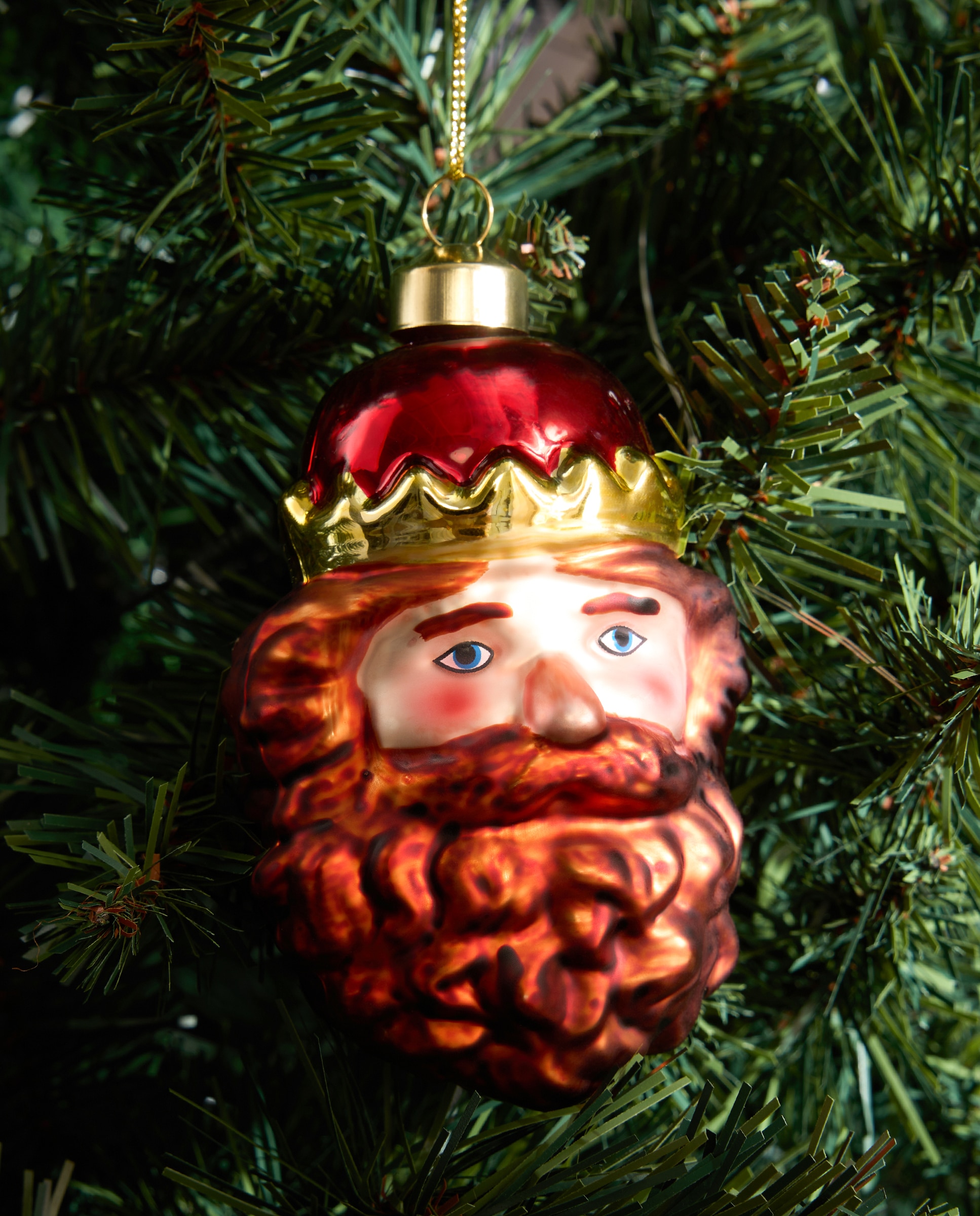 Imagen 0 de Colgante de cristal cara Gaspar Navidad Multicolor