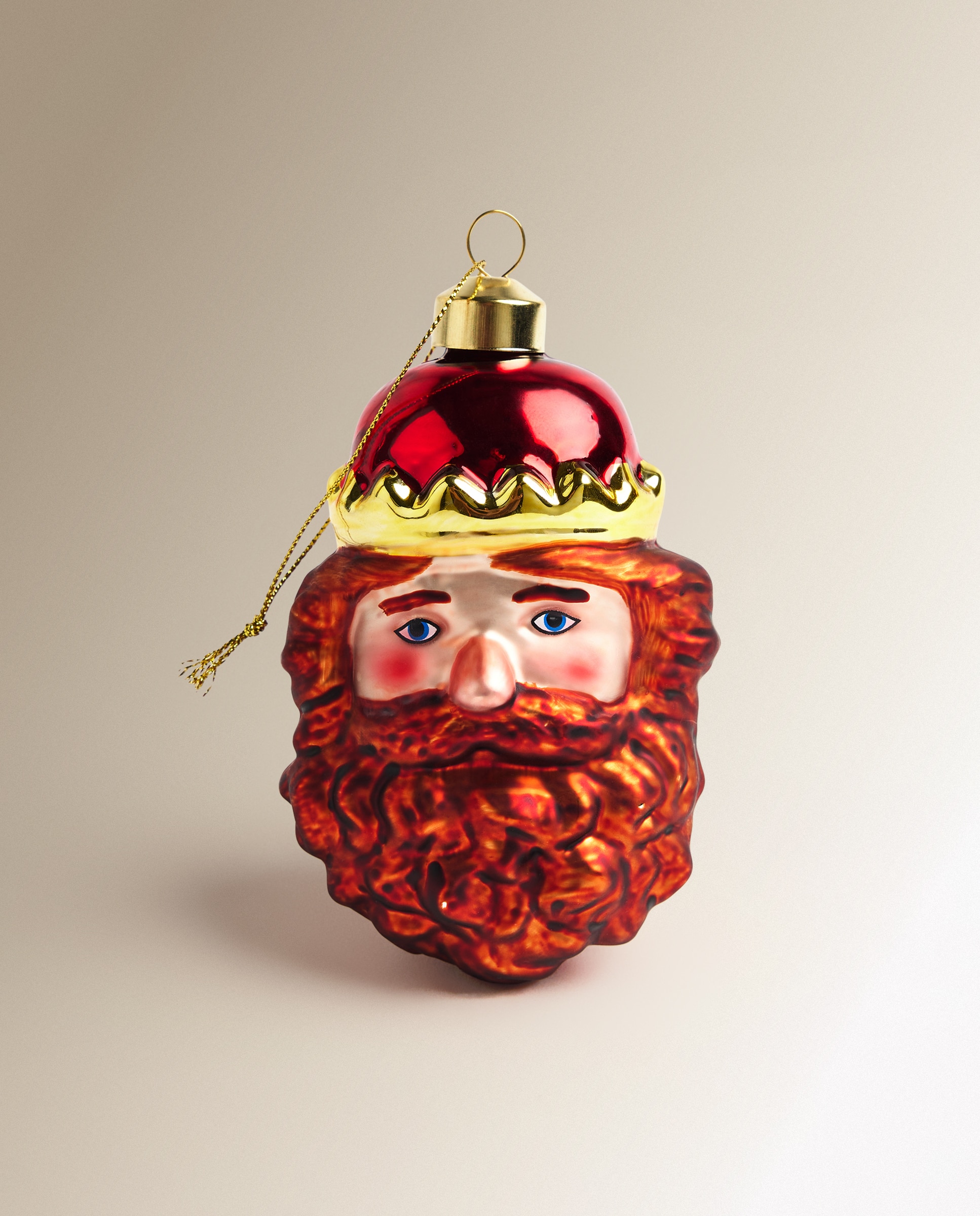 Colgante de cristal cara Gaspar Navidad - Multicolor Multicolor-2